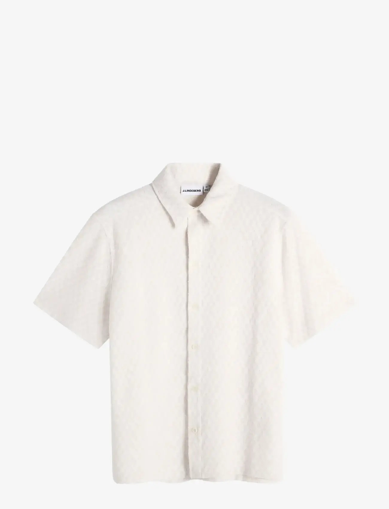 J. Lindeberg - Torpa Jacquard Shirt - basic skjorter - moonbeam - 1