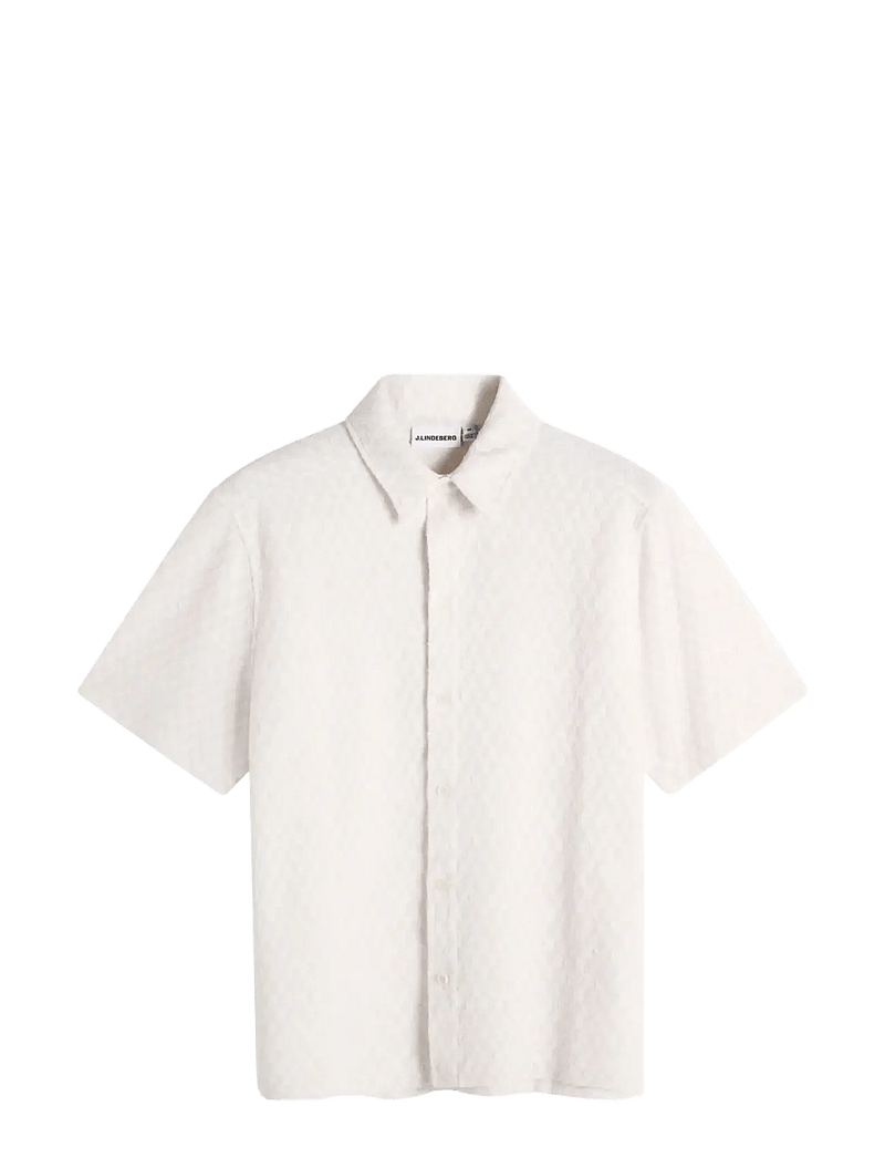 J. Lindeberg - Torpa Jacquard Shirt - basic-hemden - moonbeam - 1