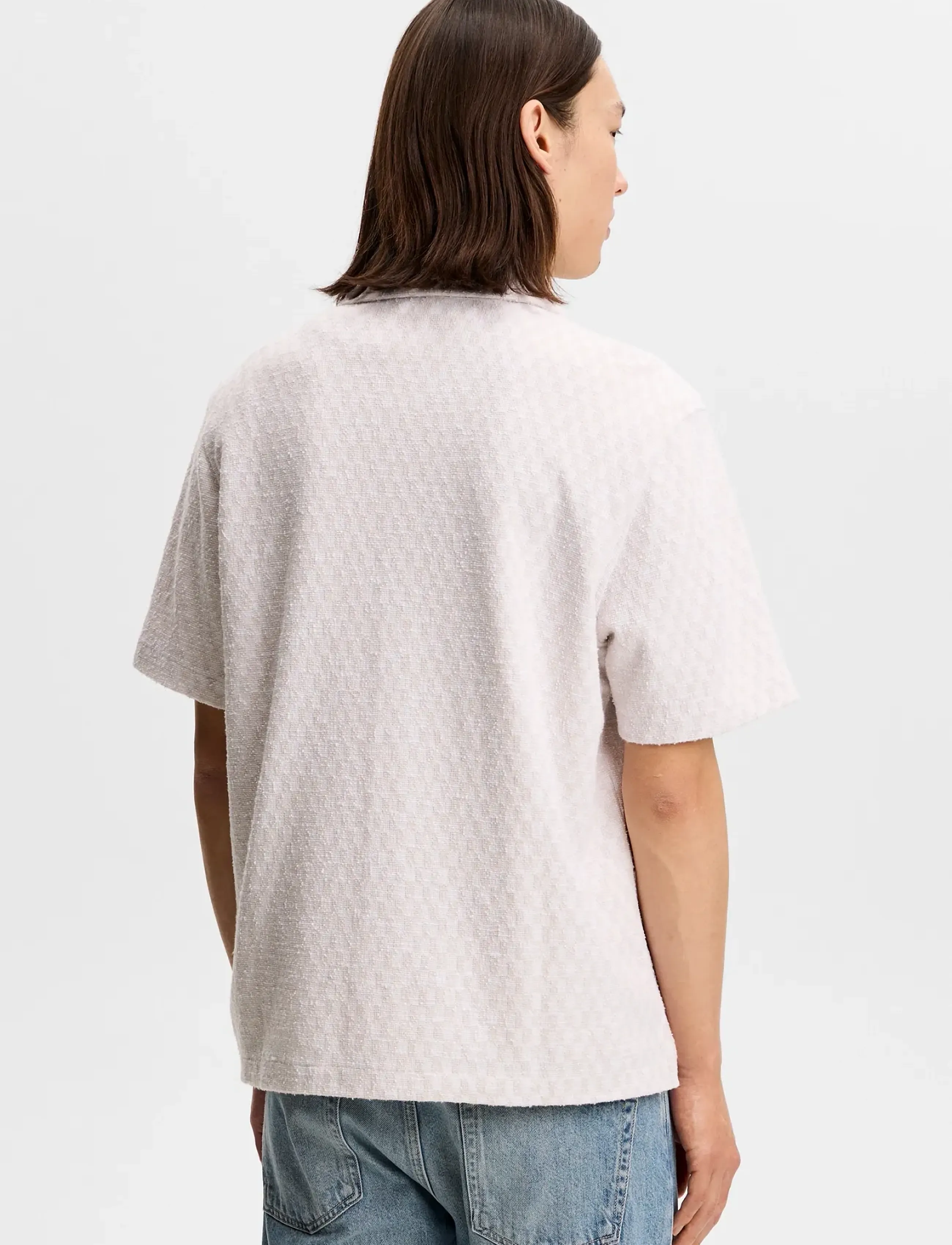 J. Lindeberg - Torpa Jacquard Shirt - basic shirts - moonbeam - 2