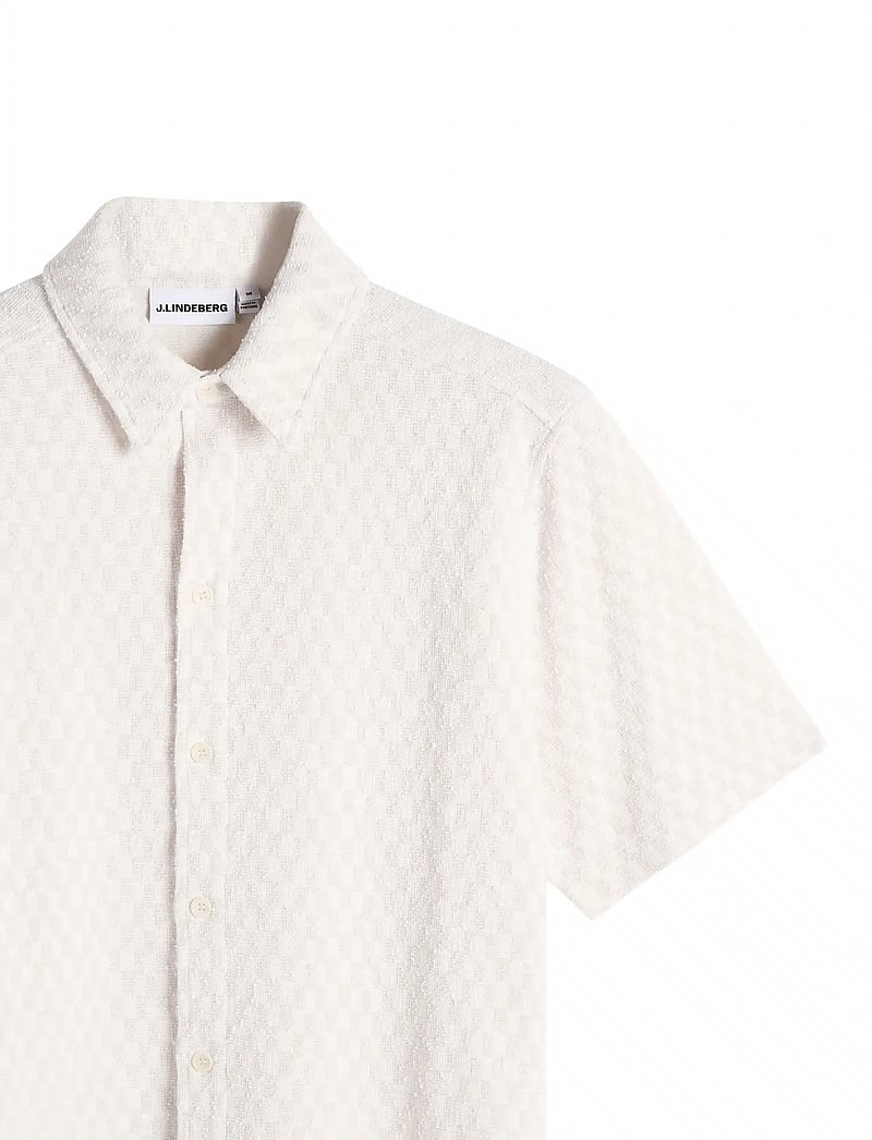 J. Lindeberg - Torpa Jacquard Shirt - basic-hemden - moonbeam - 5