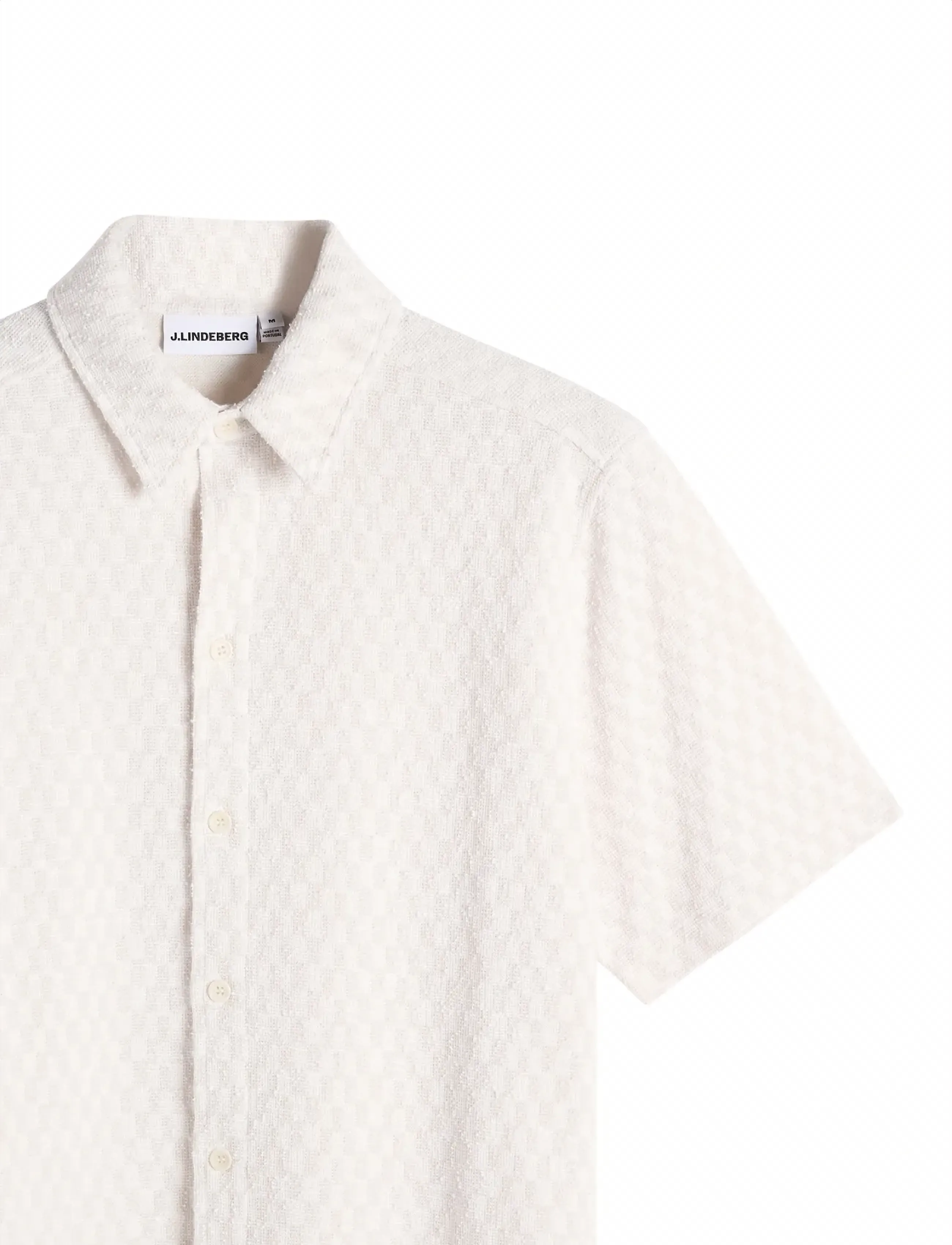 J. Lindeberg - Torpa Jacquard Shirt - basic shirts - moonbeam - 5