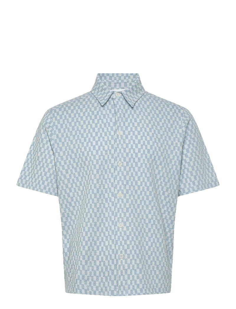 J. Lindeberg - Torpa Jacquard Shirt - basic-hemden - sky light - 1