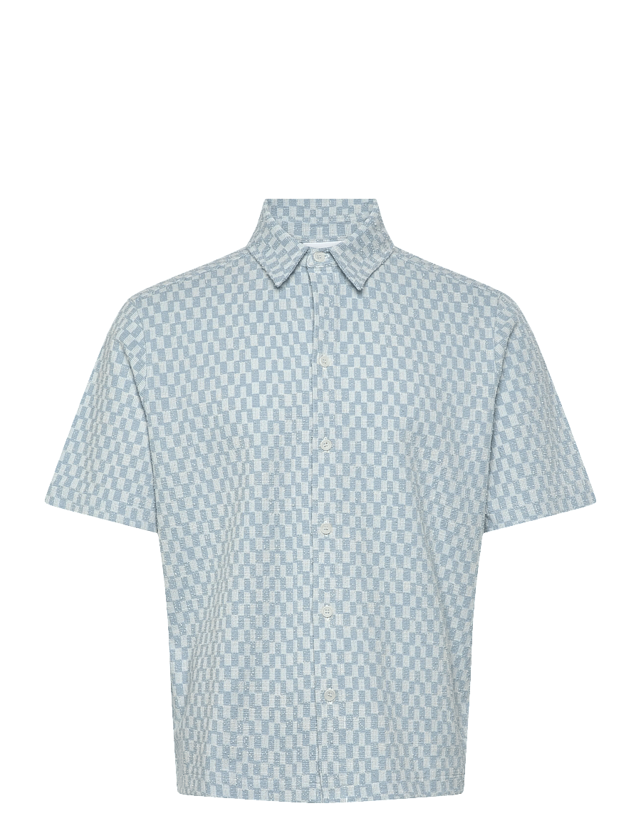 J. Lindeberg - Torpa Jacquard Shirt - basic-hemden - sky light - 1