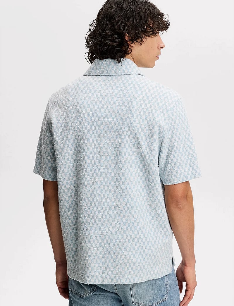 J. Lindeberg - Torpa Jacquard Shirt - basic-hemden - sky light - 3