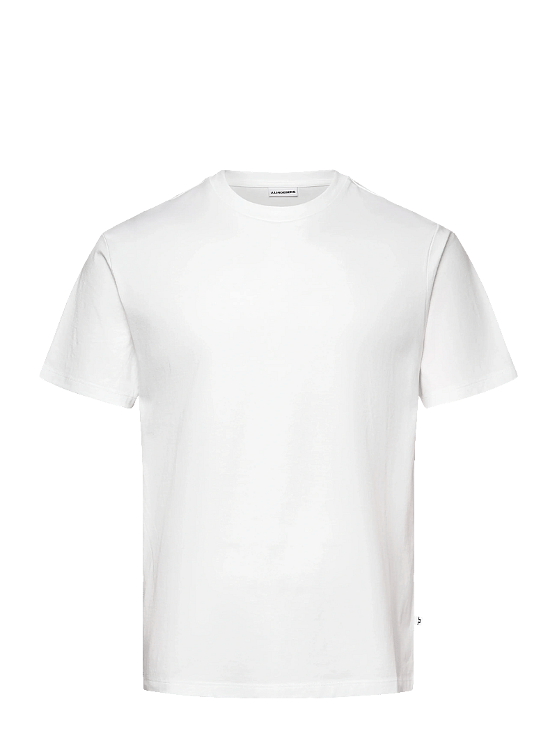 J. Lindeberg - Sid Basic T-Shirt - kortærmede t-shirts - white - 1