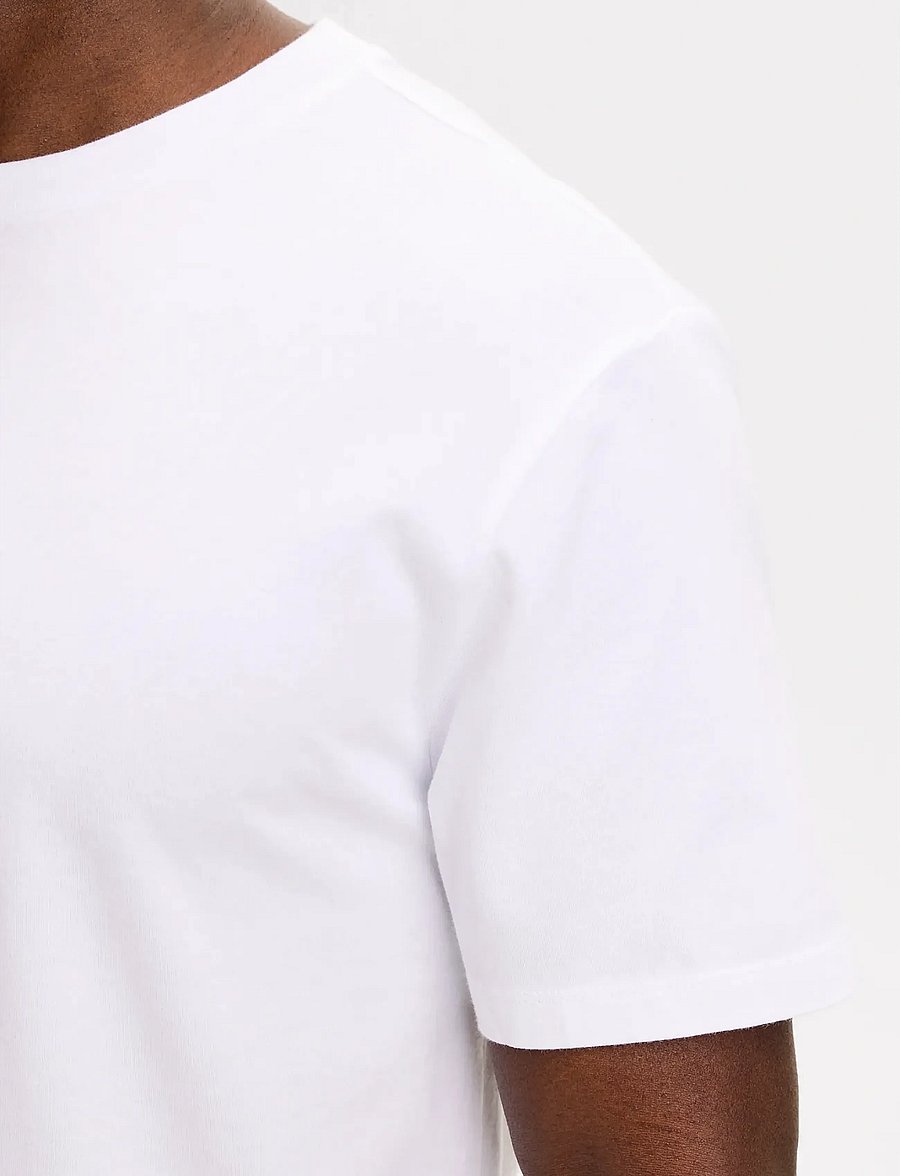 J. Lindeberg - Sid Basic T-Shirt - t-shirts - white - 4