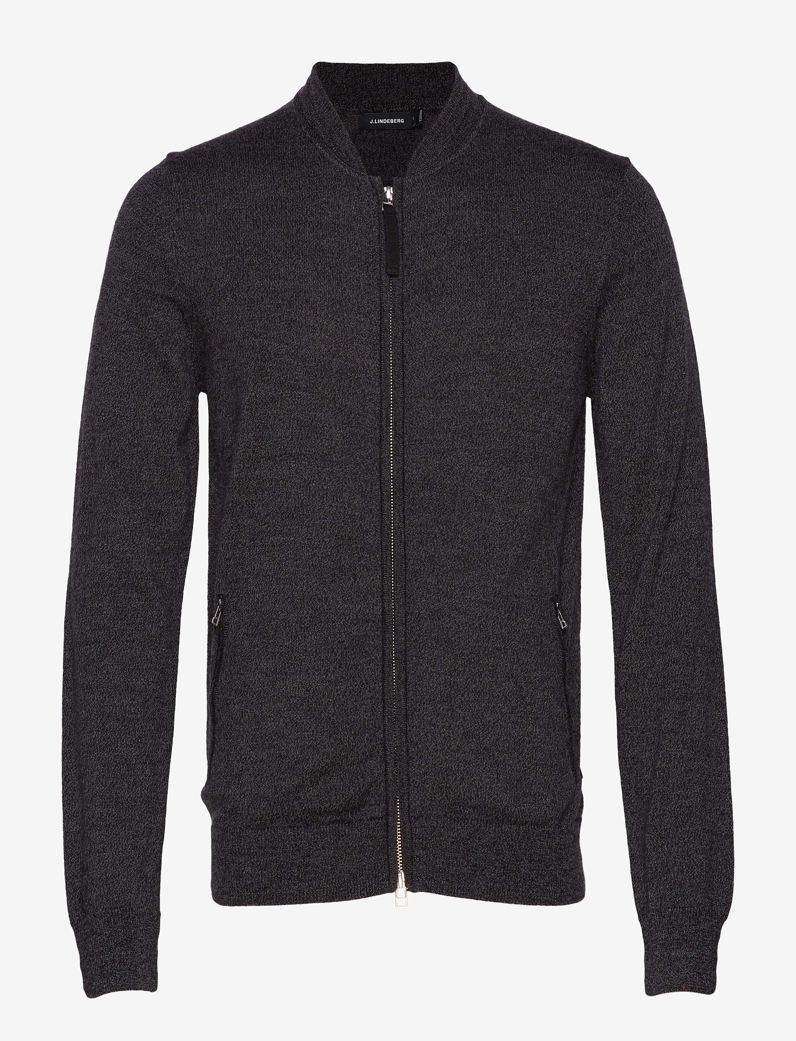 J. Lindeberg - Lyam-True Merino - black melange - 0