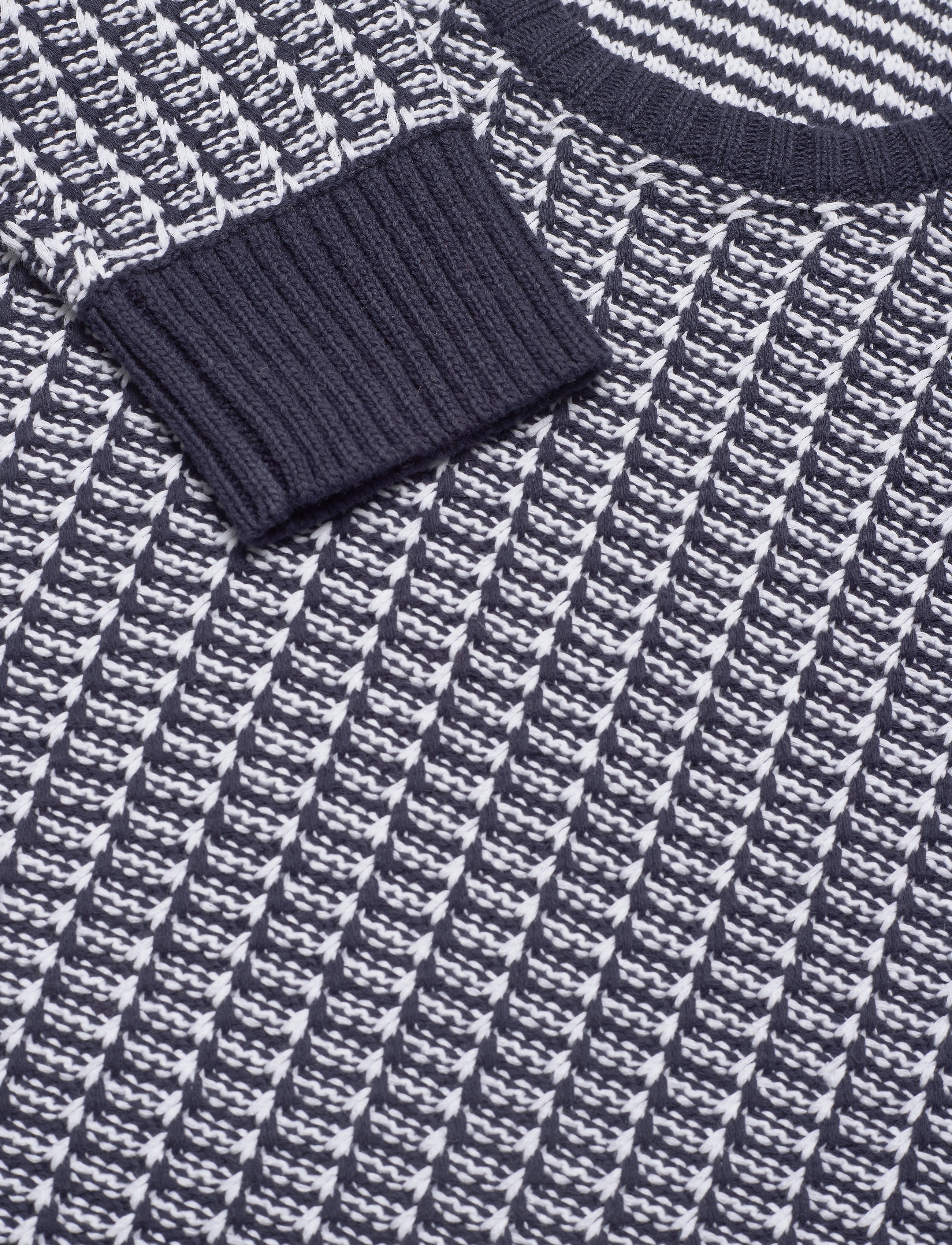 J. Lindeberg - Chester-Structure knit - jl navy - 2