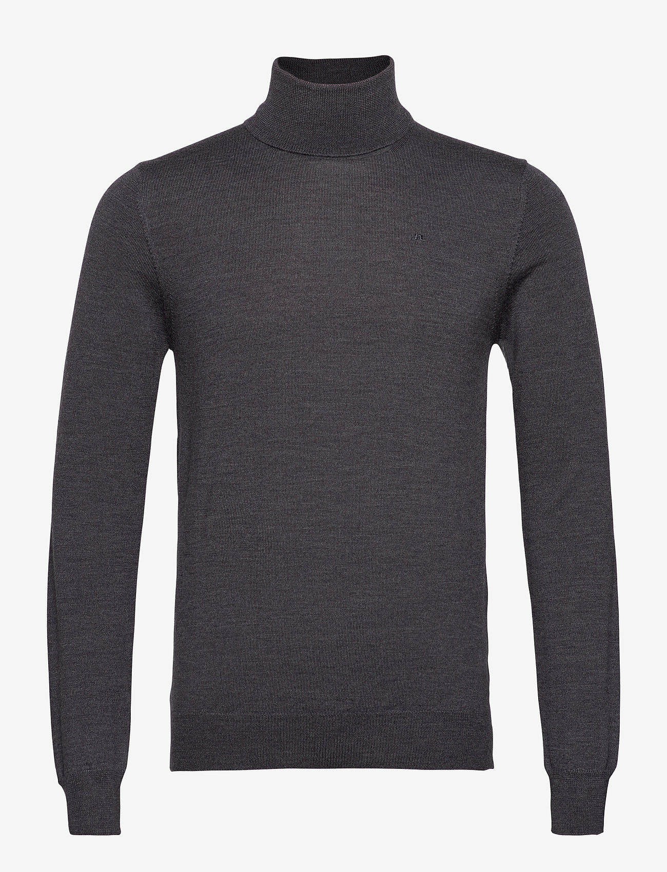 J. Lindeberg - Lyd Merino Turtleneck Sweater - dark grey melange - 0