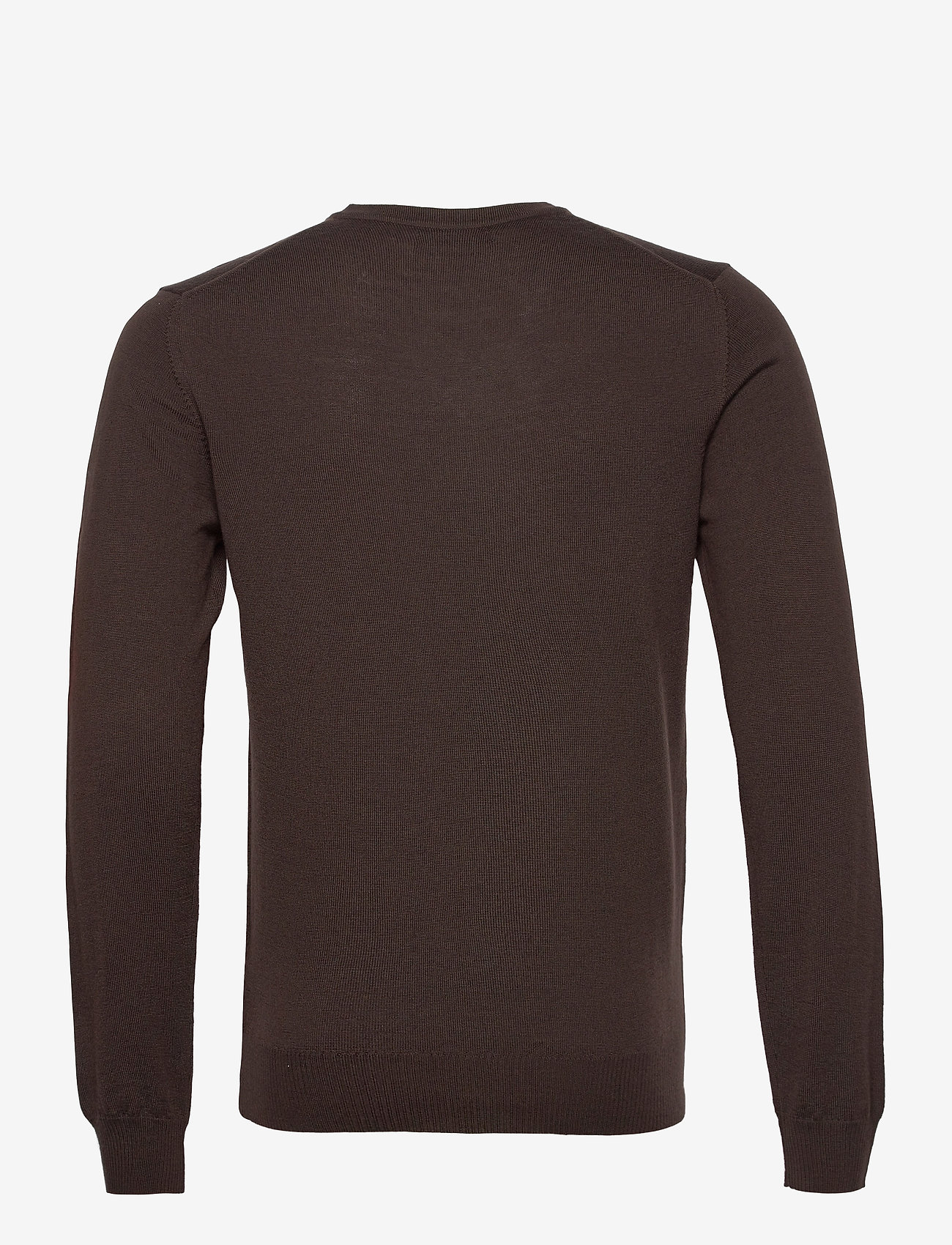 J. Lindeberg - Lymann Merino V-Neck Sweater - dark brown - 1