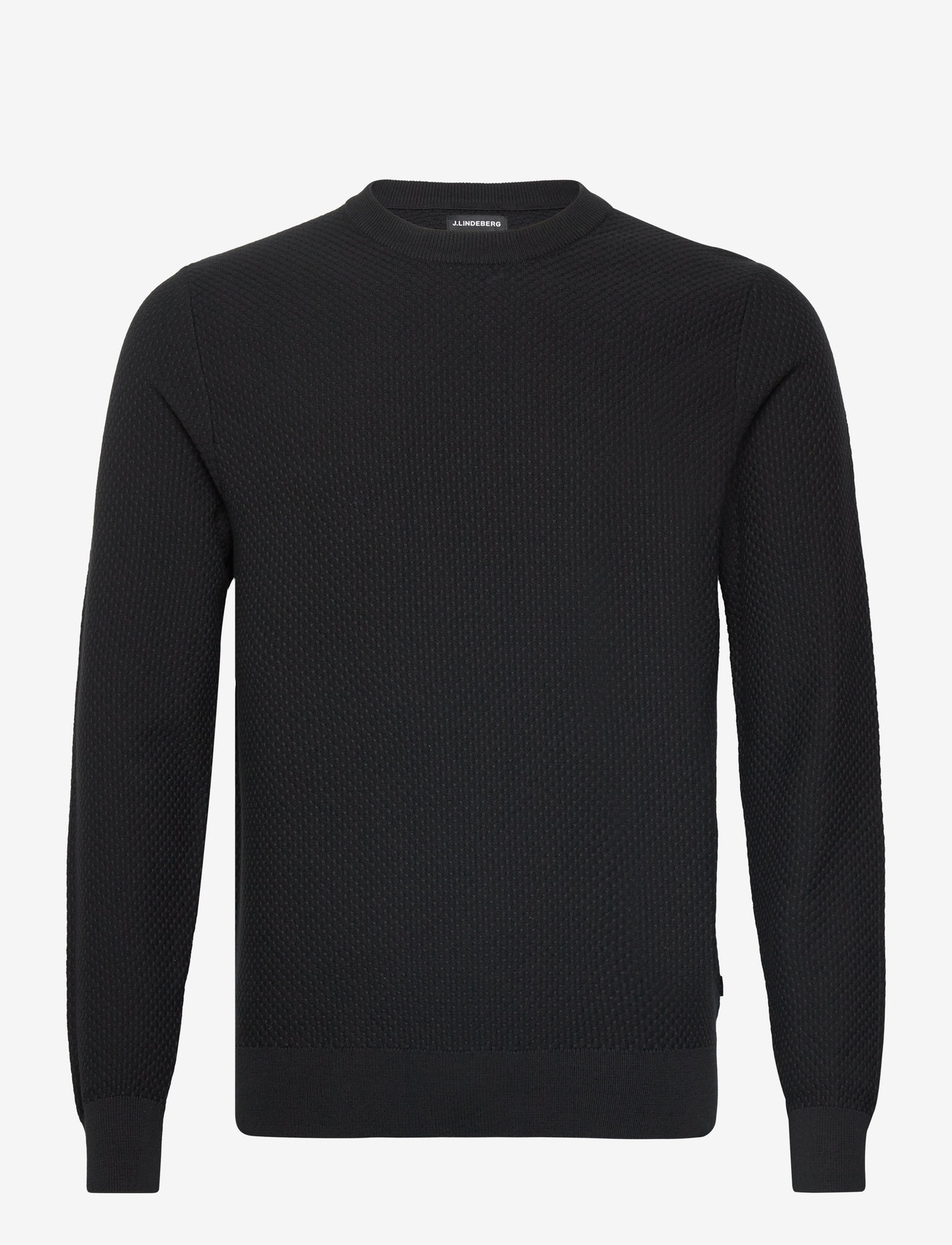 J. Lindeberg - M Cotton Structure Sweater - osta olukorra järgi - black - 0