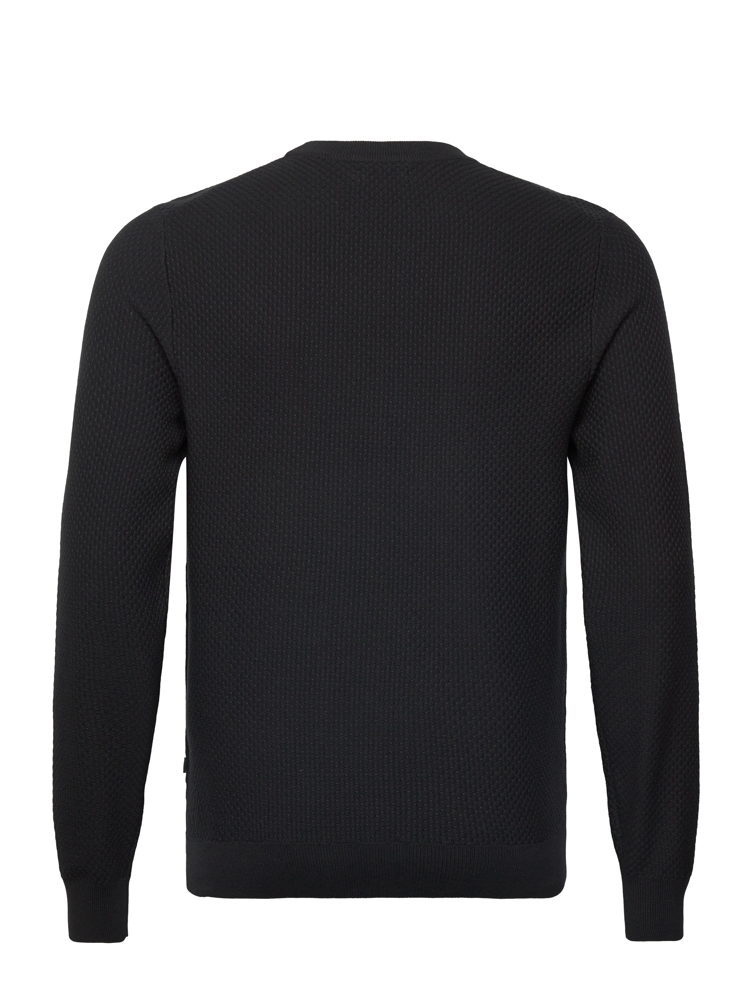 J. Lindeberg - M Cotton Structure Sweater - sweatshirts - black - 2