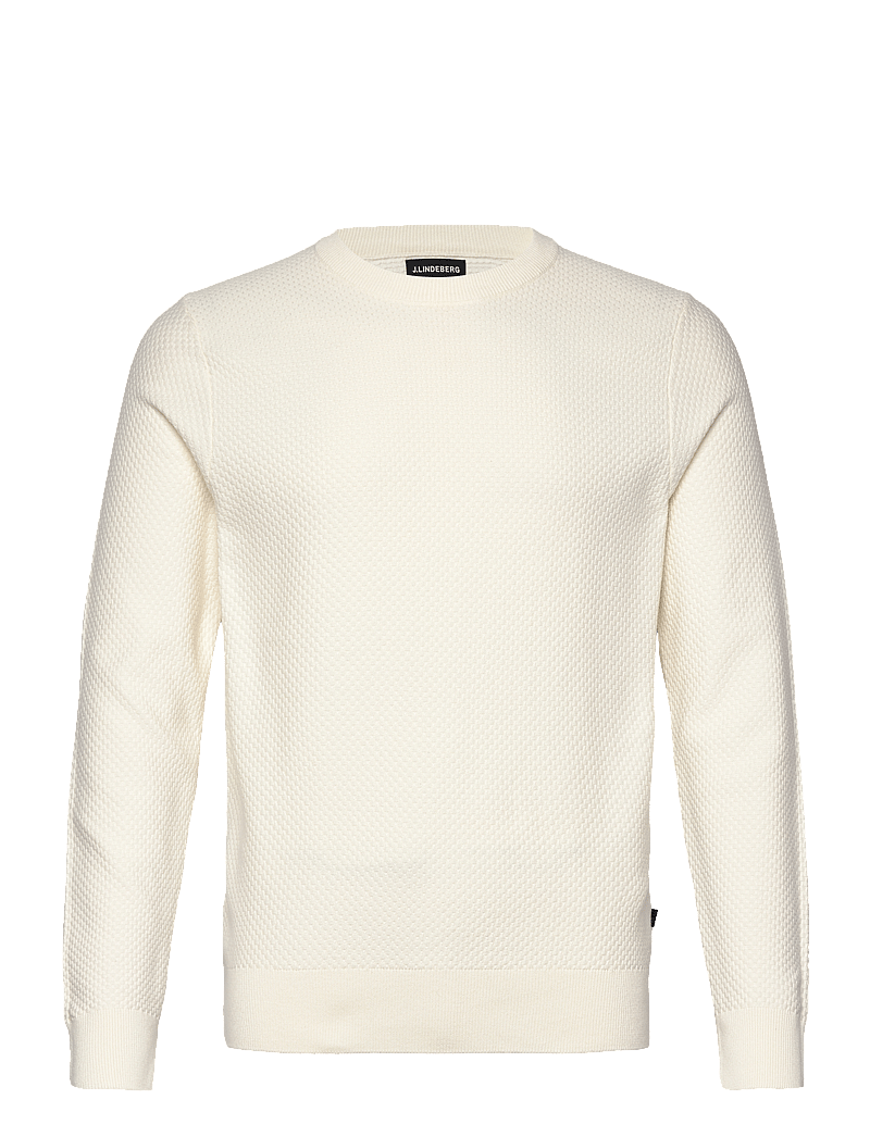 J. Lindeberg - M Cotton Structure Sweater - shop efter anledning - cloud white - 0