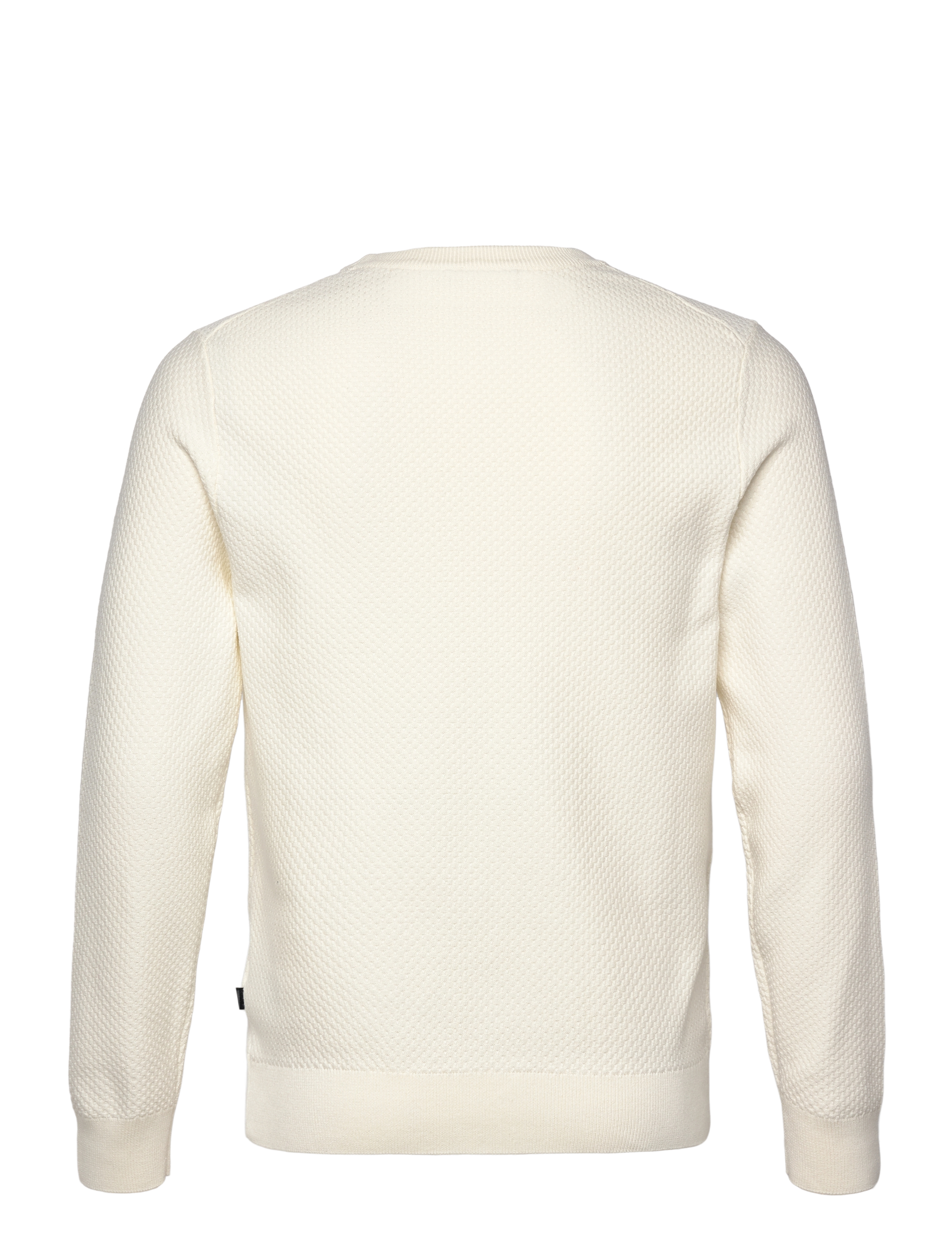J. Lindeberg - M Cotton Structure Sweater - sweatshirts - cloud white - 2