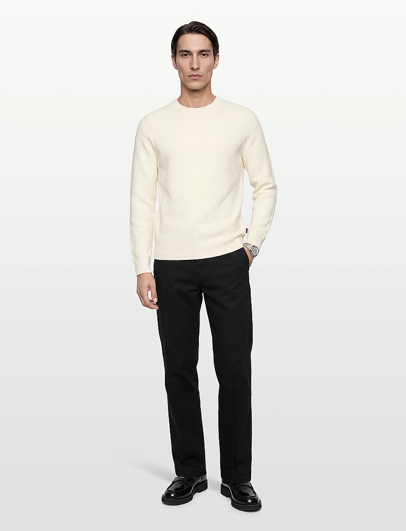 J. Lindeberg - M Cotton Structure Sweater - truien - cloud white - 0