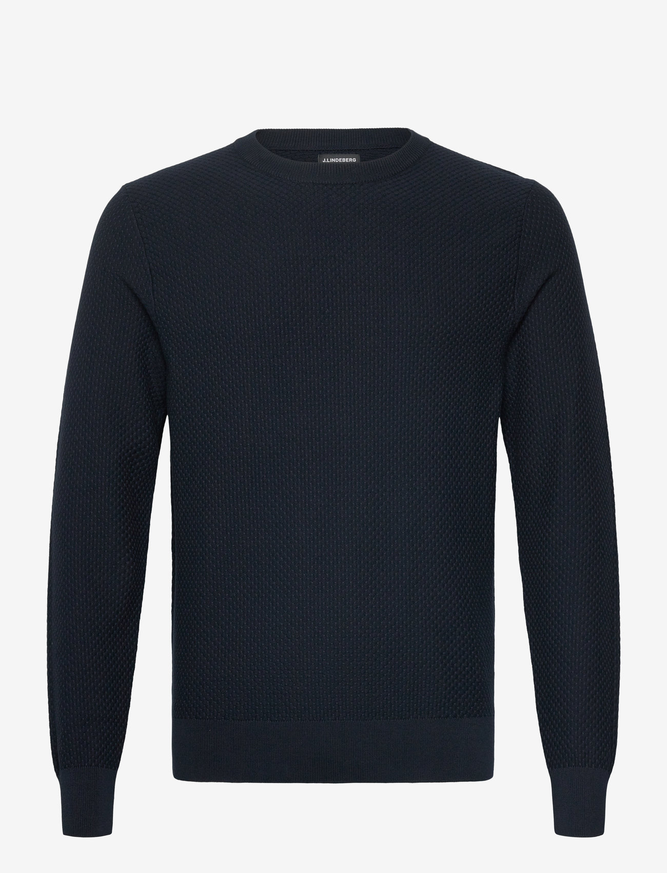 J. Lindeberg - M Cotton Structure Sweater - sweatshirts - jl navy - 0