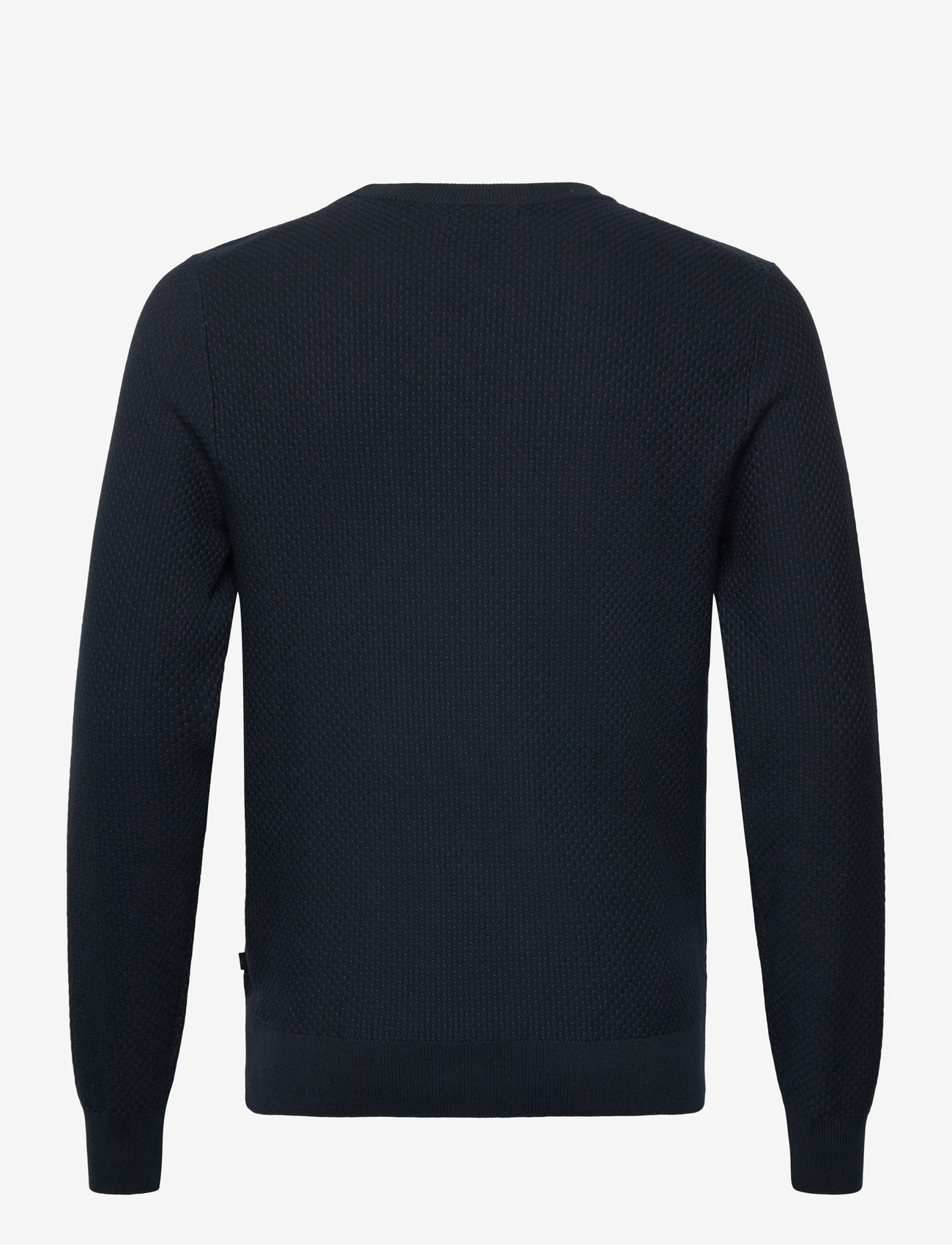 J. Lindeberg - M Cotton Structure Sweater - sweatshirts - jl navy - 1