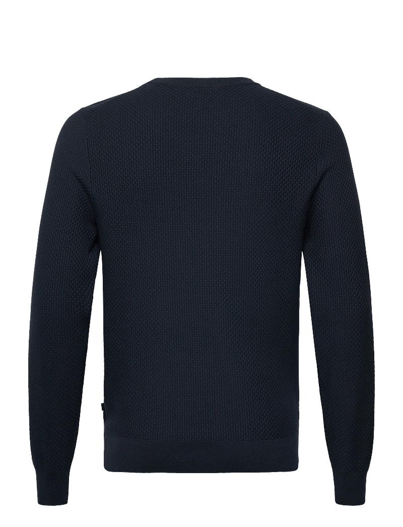 J. Lindeberg - M Cotton Structure Sweater - sweatshirts - jl navy - 1