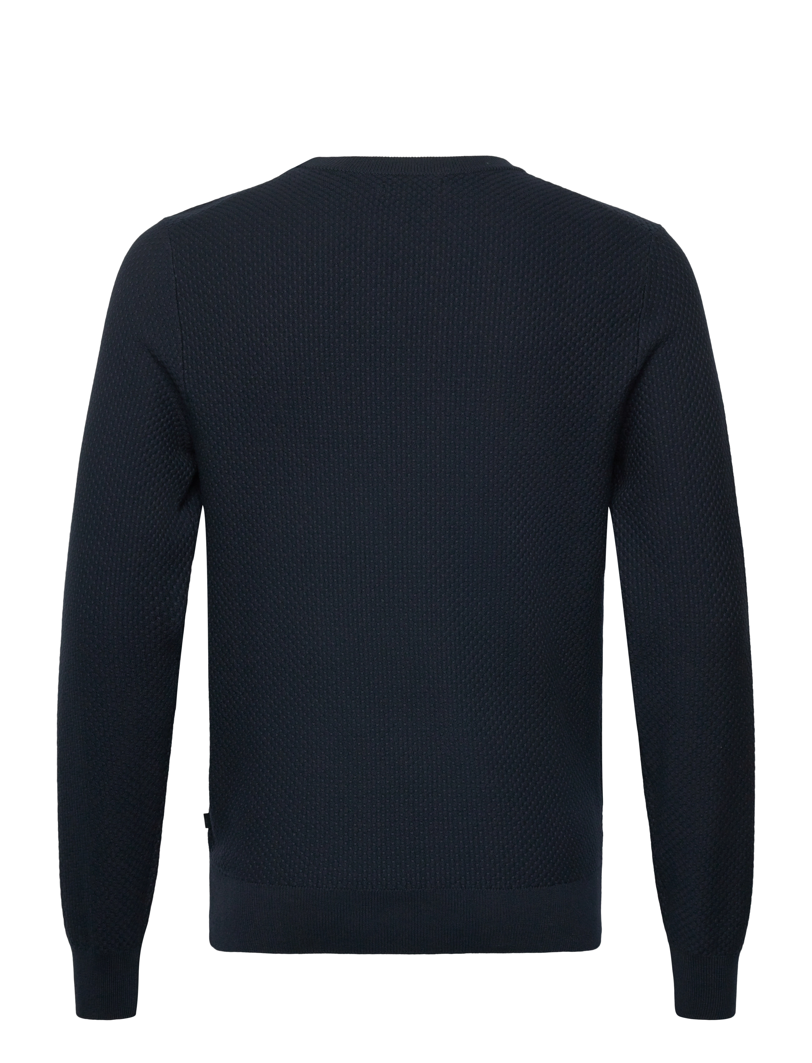 J. Lindeberg - M Cotton Structure Sweater - sweatshirts - jl navy - 2