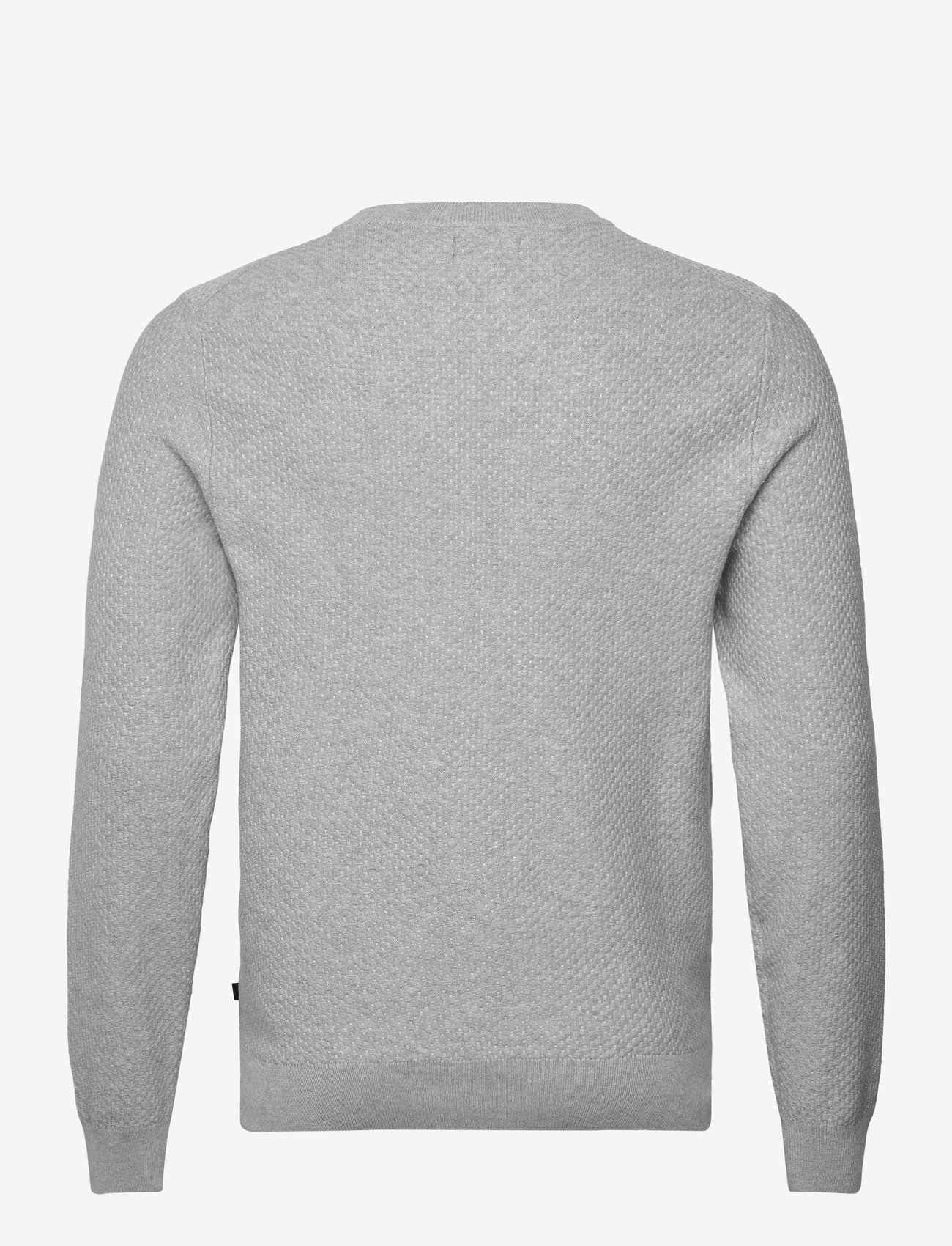J. Lindeberg - M Cotton Structure Sweater - shoppa efter tillfälle - lt grey melange - 1