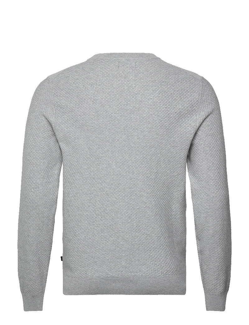 J. Lindeberg - M Cotton Structure Sweater - shoppa efter tillfälle - lt grey melange - 1