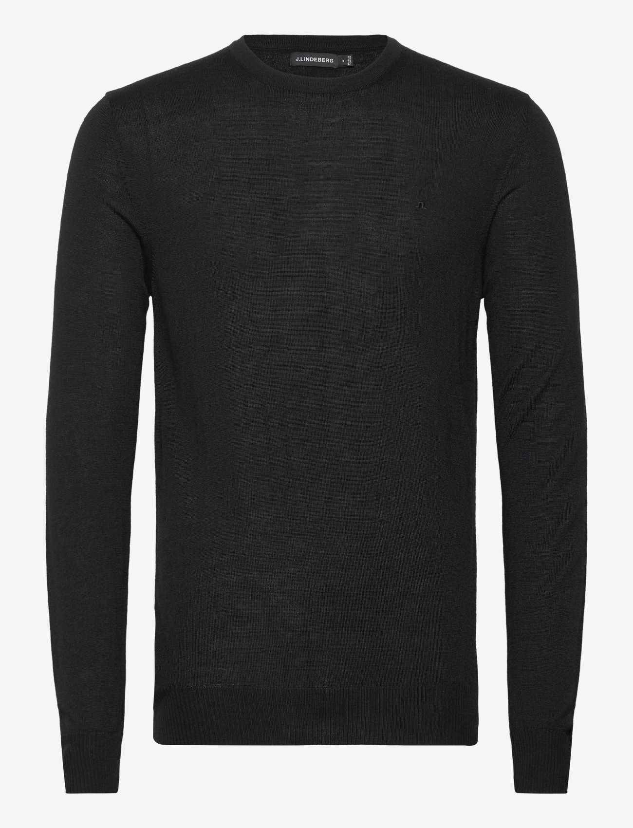 J. Lindeberg - M Merino Blend C-Neck Sweater - rundhals - black - 0