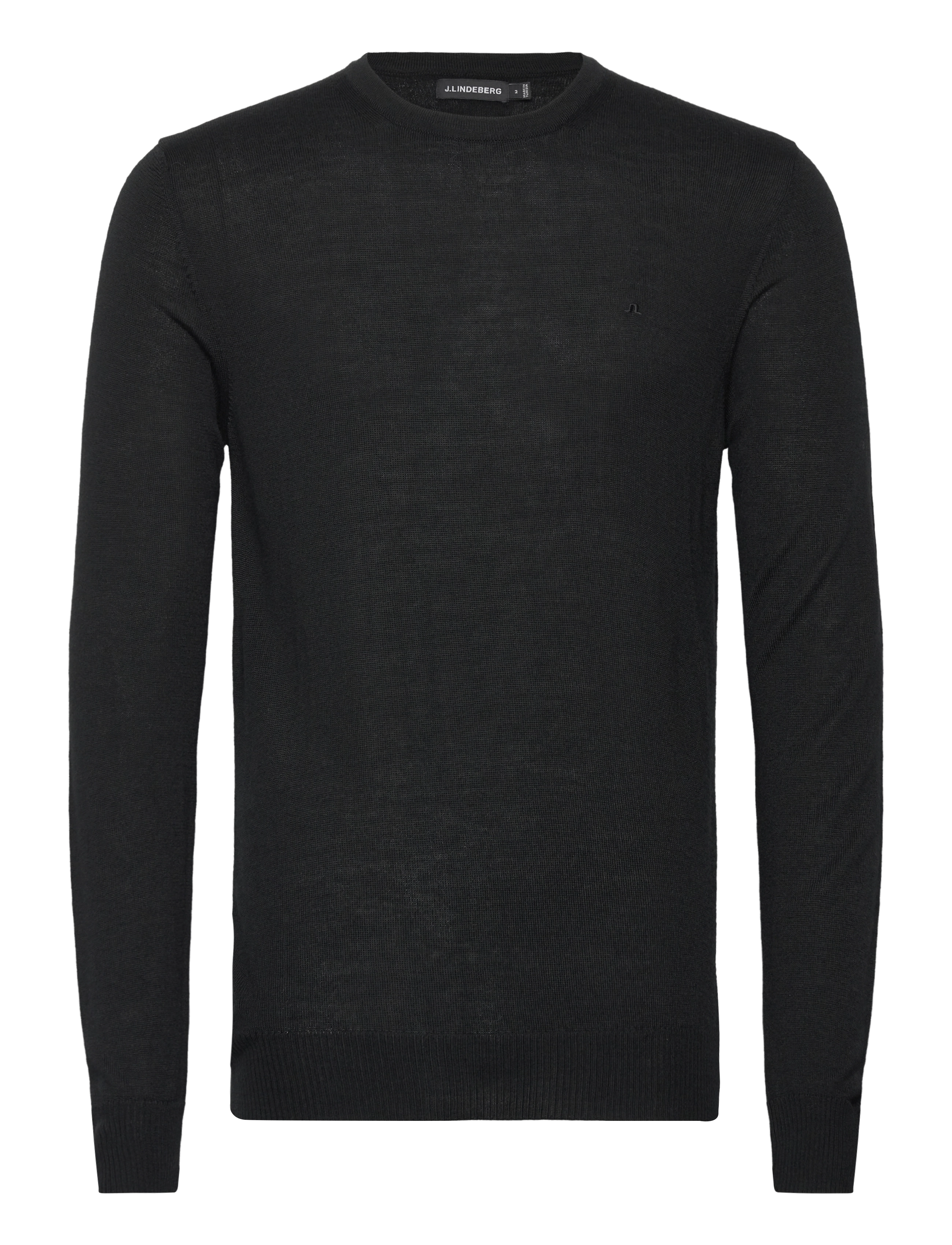 J. Lindeberg - M Merino Blend C-Neck Sweater - rundhals - black - 0