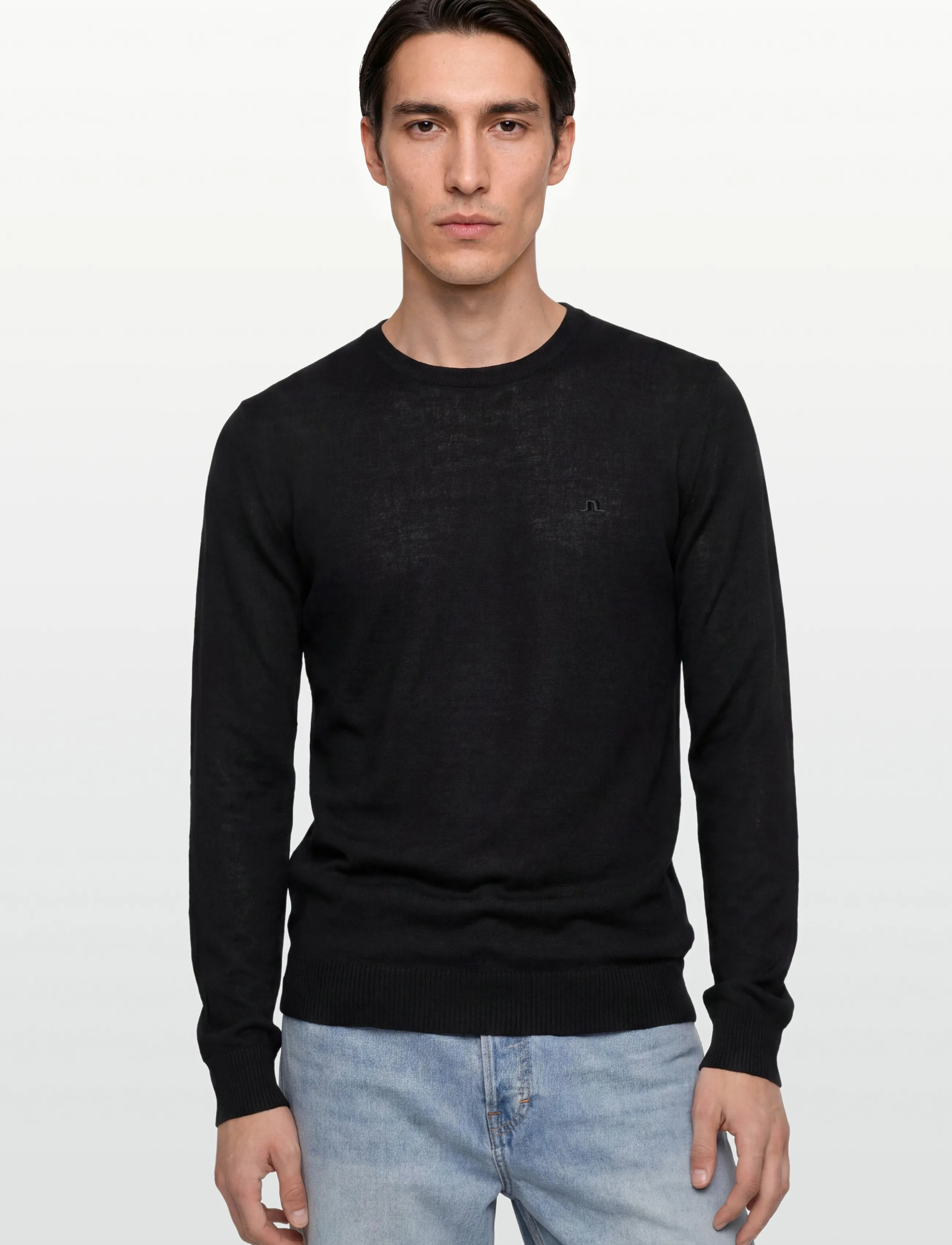 J. Lindeberg - M Merino Blend C-Neck Sweater - rundhals - black - 3