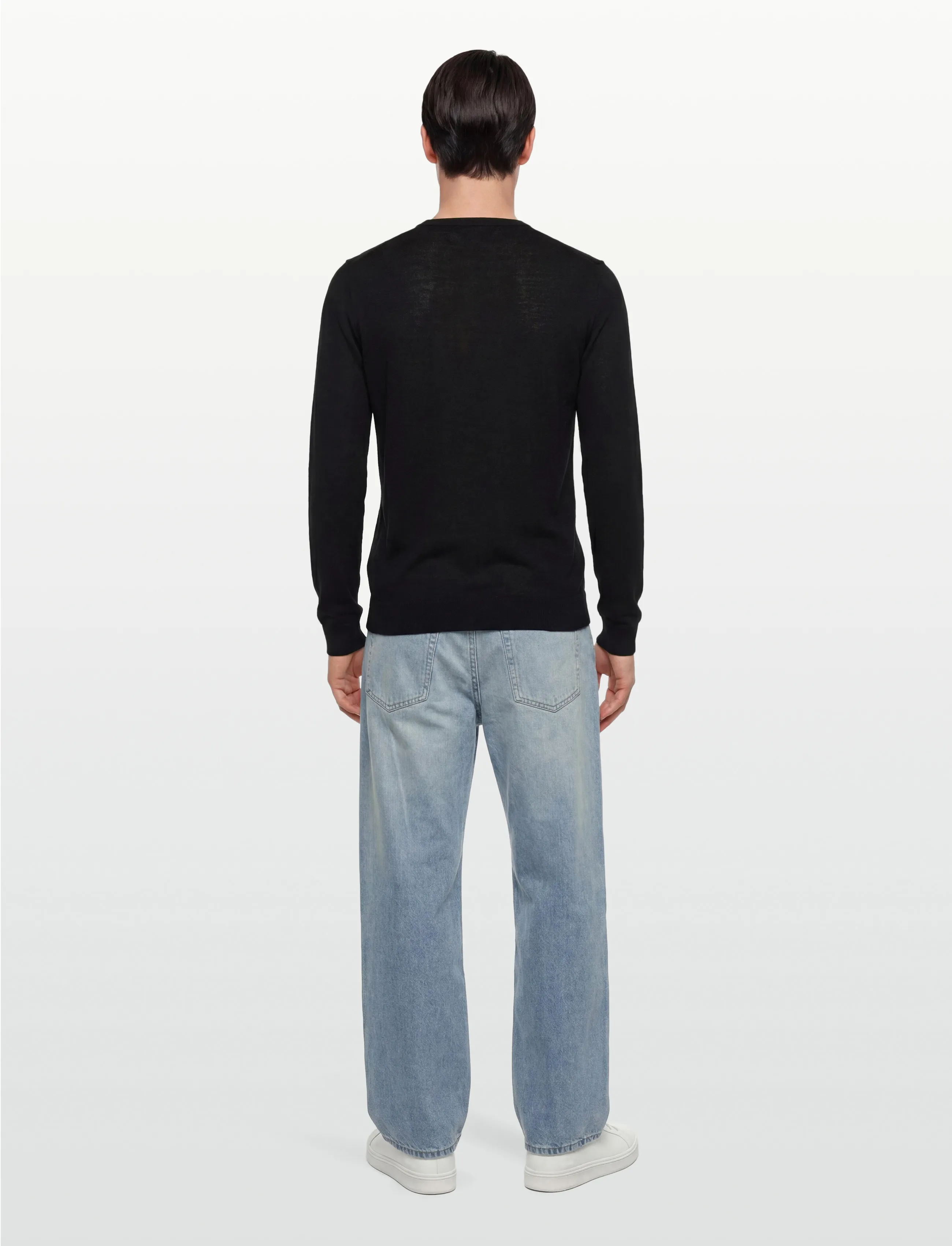 J. Lindeberg - M Merino Blend C-Neck Sweater - rundhals - black - 4