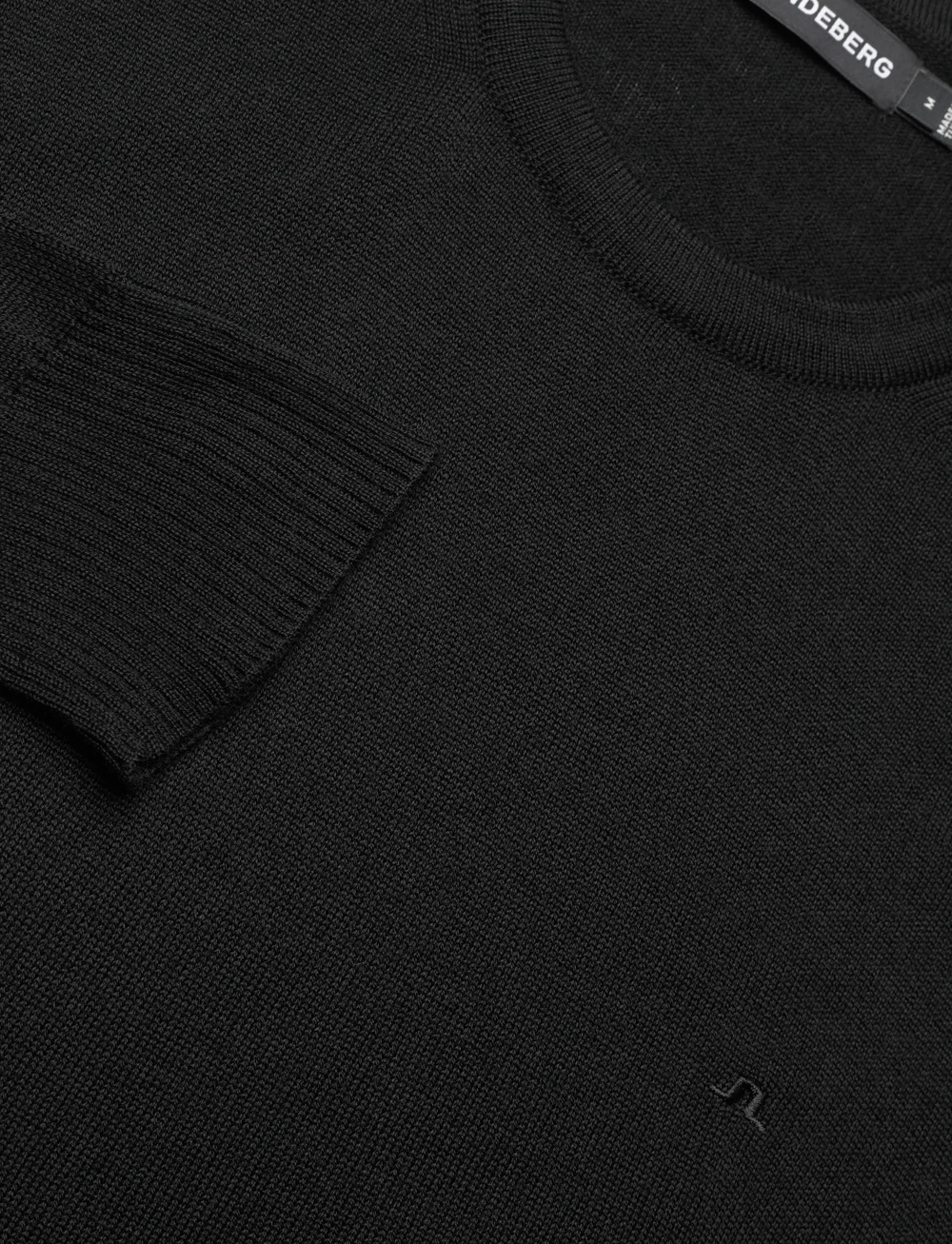 J. Lindeberg - M Merino Blend C-Neck Sweater - rundhalsad - black - 2