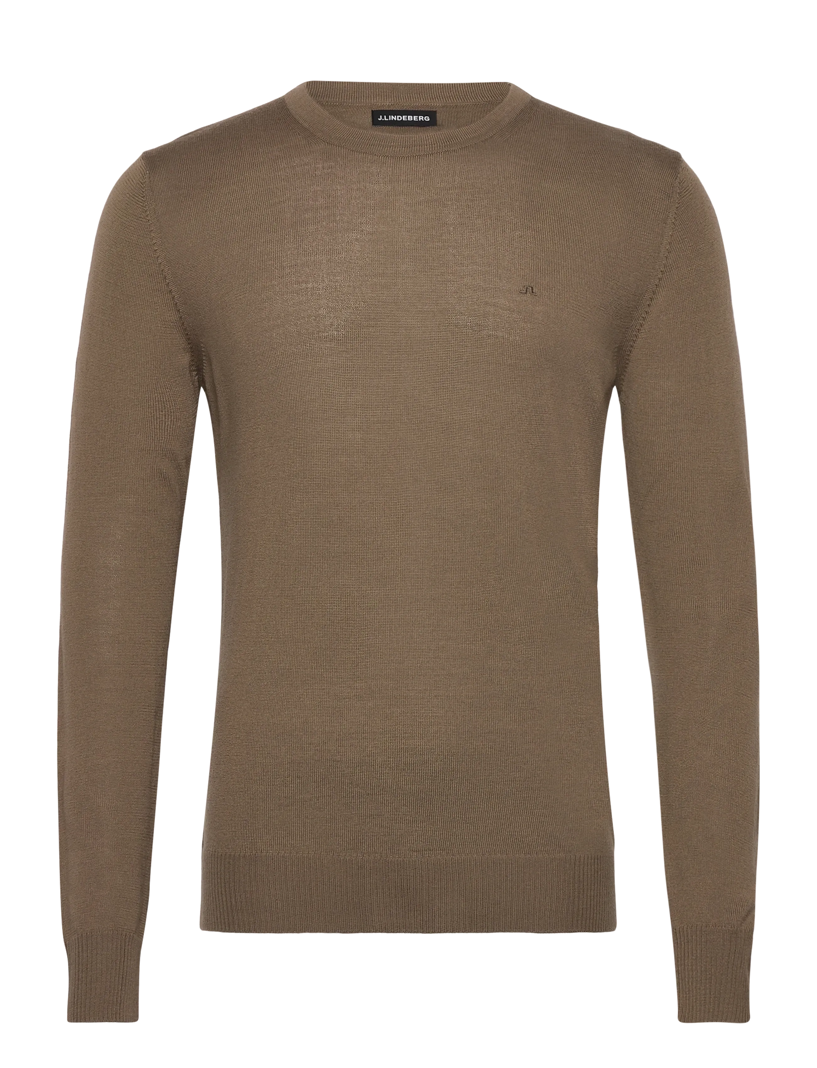 J. Lindeberg M Merino Blend C-Neck Sweater, S, Knitwear, Braun - Round Necks, Männerswear