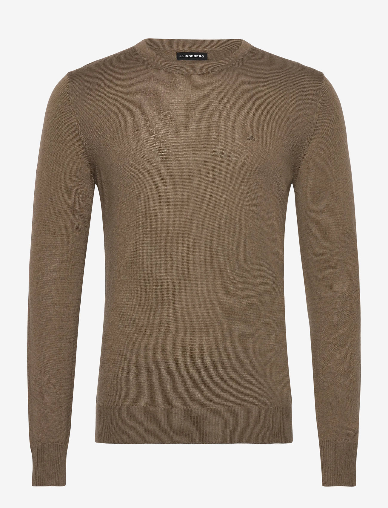 J. Lindeberg - M Merino Blend C-Neck Sweater - rund hals - capers - 0