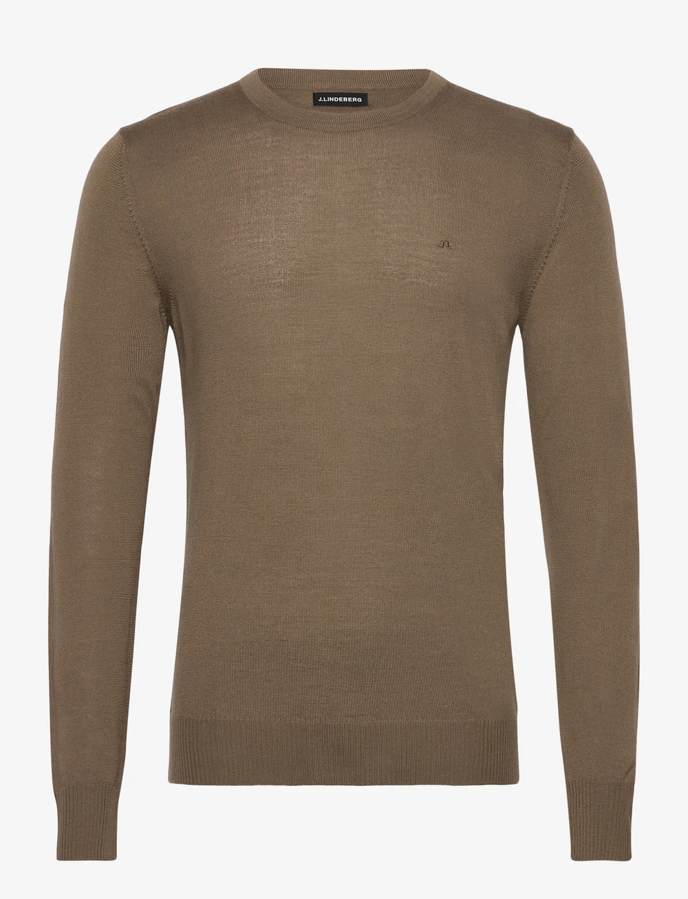 J. Lindeberg - M Merino Blend C-Neck Sweater - rundhalsad - capers - 0