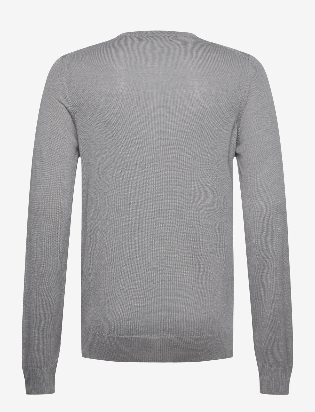 J. Lindeberg - M Merino Blend C-Neck Sweater - round necks - grey melange - 1