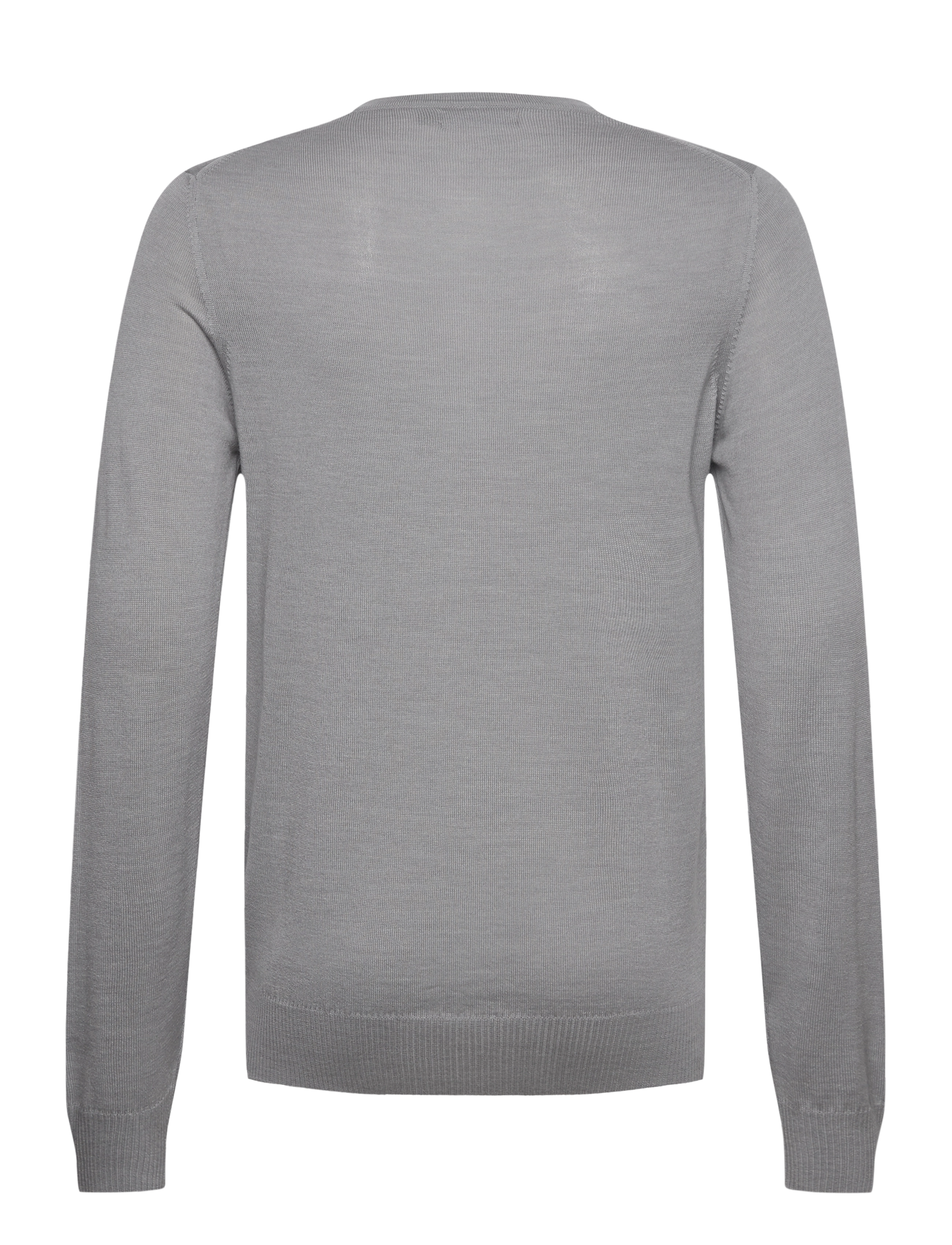 J. Lindeberg - M Merino Blend C-Neck Sweater - rundhals - grey melange - 1