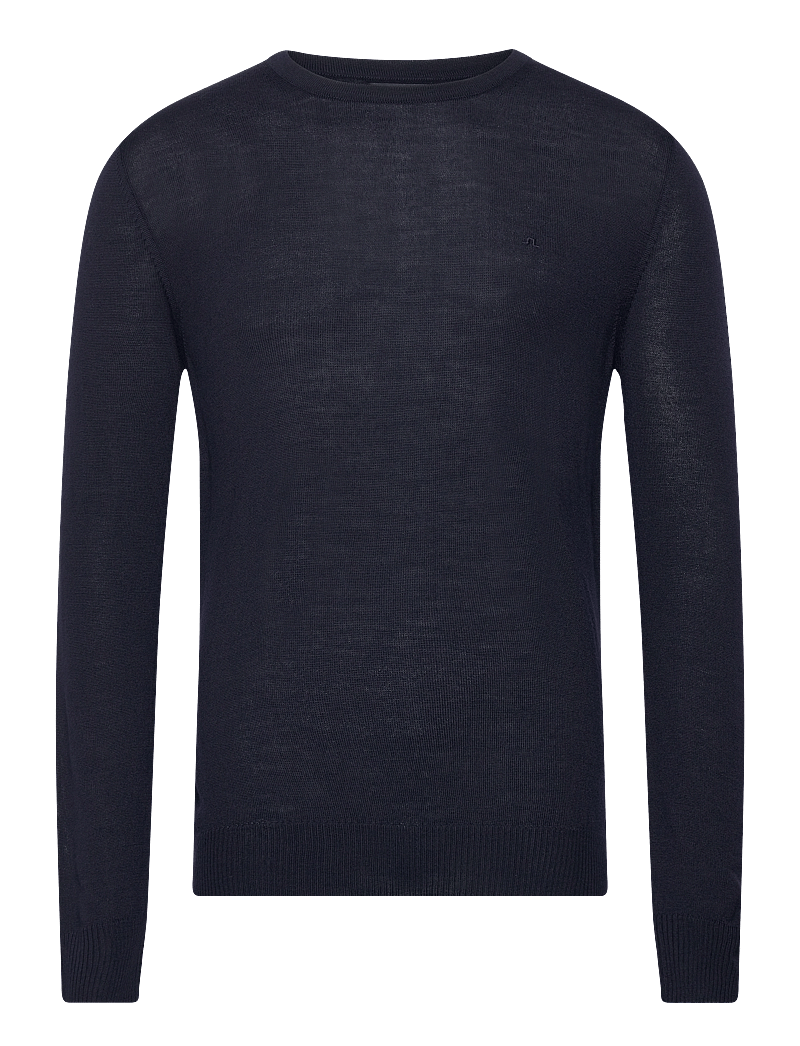 J. Lindeberg - M Merino Blend C-Neck Sweater - rund hals - navy - 0