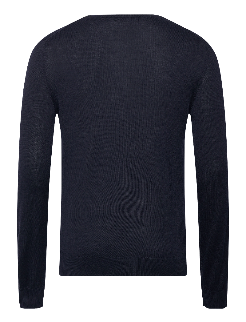 J. Lindeberg - M Merino Blend C-Neck Sweater - rund hals - navy - 1