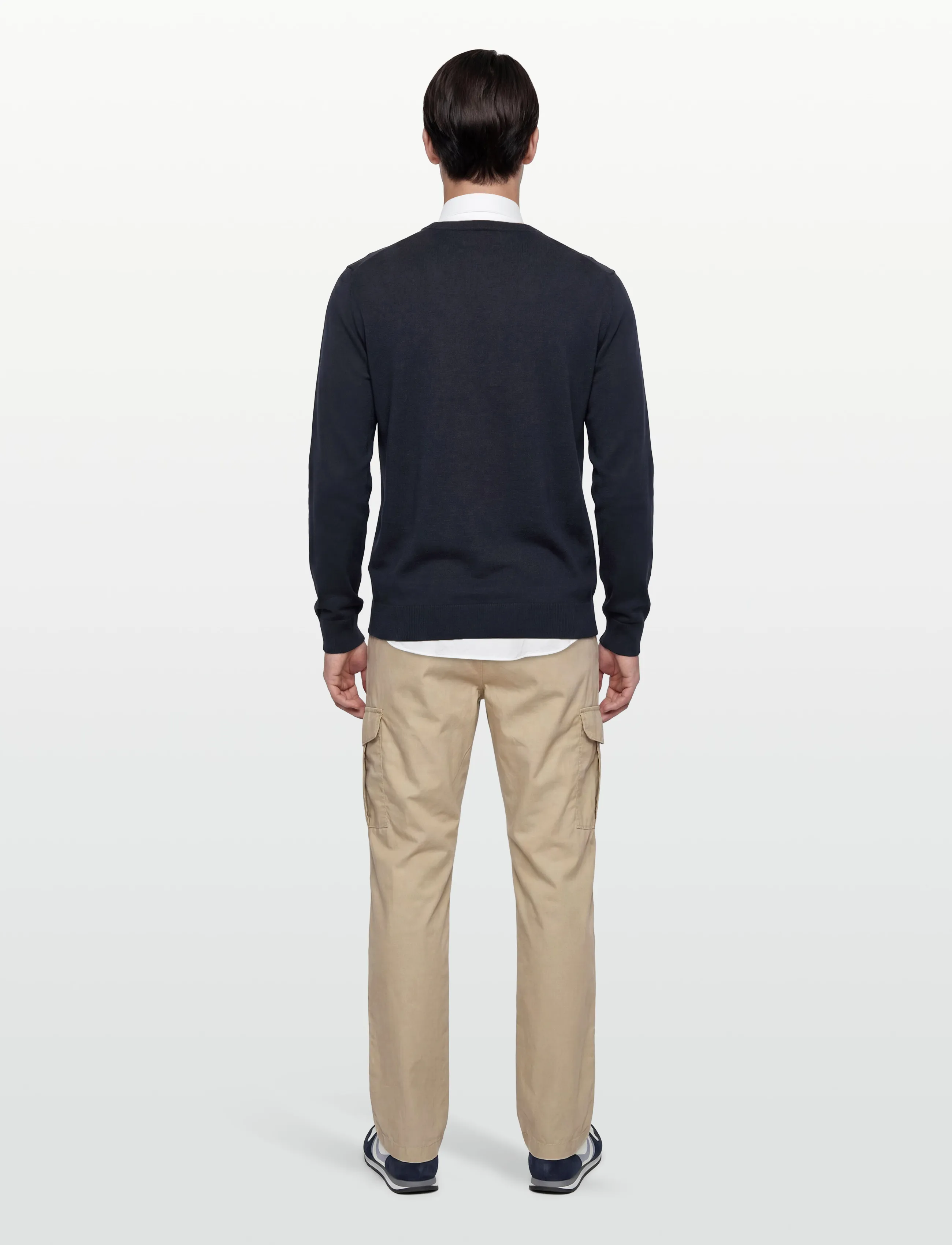 J. Lindeberg M Merino Blend C-Neck Sweater stickade tröjor herr – bild 3