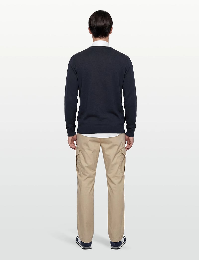 J. Lindeberg - M Merino Blend C-Neck Sweater - rund hals - navy - 4