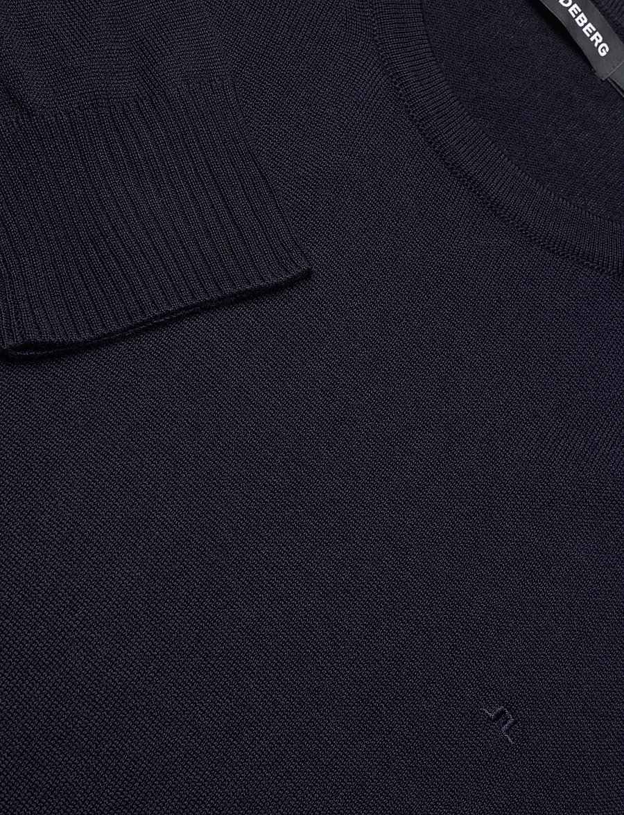 J. Lindeberg - M Merino Blend C-Neck Sweater - rundhals - navy - 5