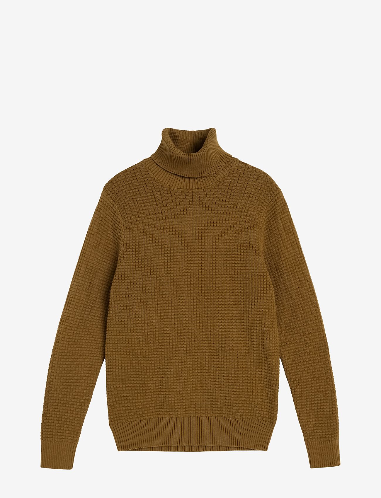 J. Lindeberg - Olivero Turtle Sweater - megzti drabužiai - butternut - 0