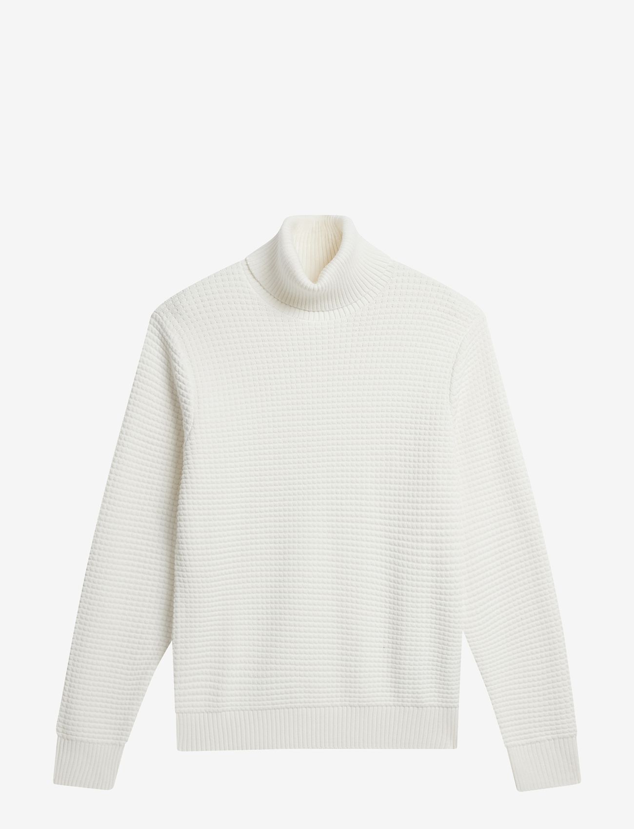J. Lindeberg - Olivero Turtle Sweater - džemperi ar augstu apkakli - cloud white - 0