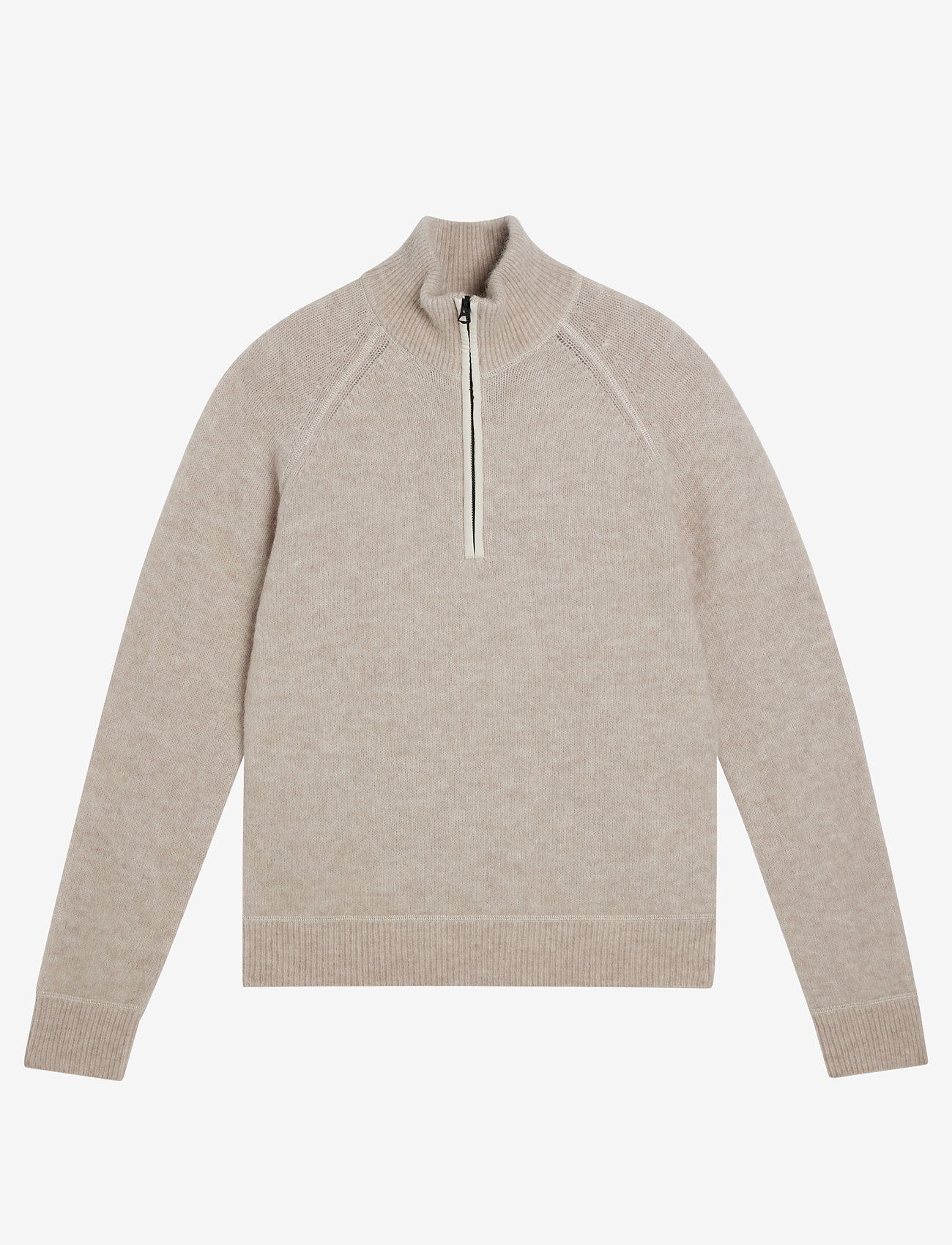 J. Lindeberg - Wilton Half Zip Sweater - män - oyster gray - 0