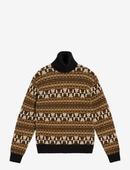 J. Lindeberg - Bearclaw Turtle Neck Sweater - džemperi ar augstu apkakli - butternut - 0