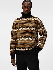 J. Lindeberg - Bearclaw Turtle Neck Sweater - megztiniai su aukšta apykakle - butternut - 1