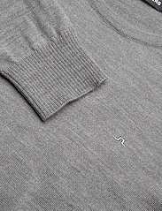 J. Lindeberg - Lyle Merino Crew Neck Sweater - nordic style - grey melange - 6