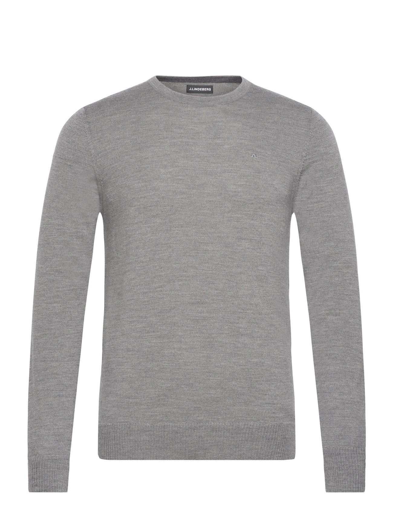 J. Lindeberg - Lyle Merino Crew Neck Sweater - rundhalsad - grey melange - 1