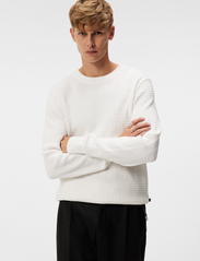 J. Lindeberg - Archer Structure Sweater - truien met ronde hals - cloud white - 1