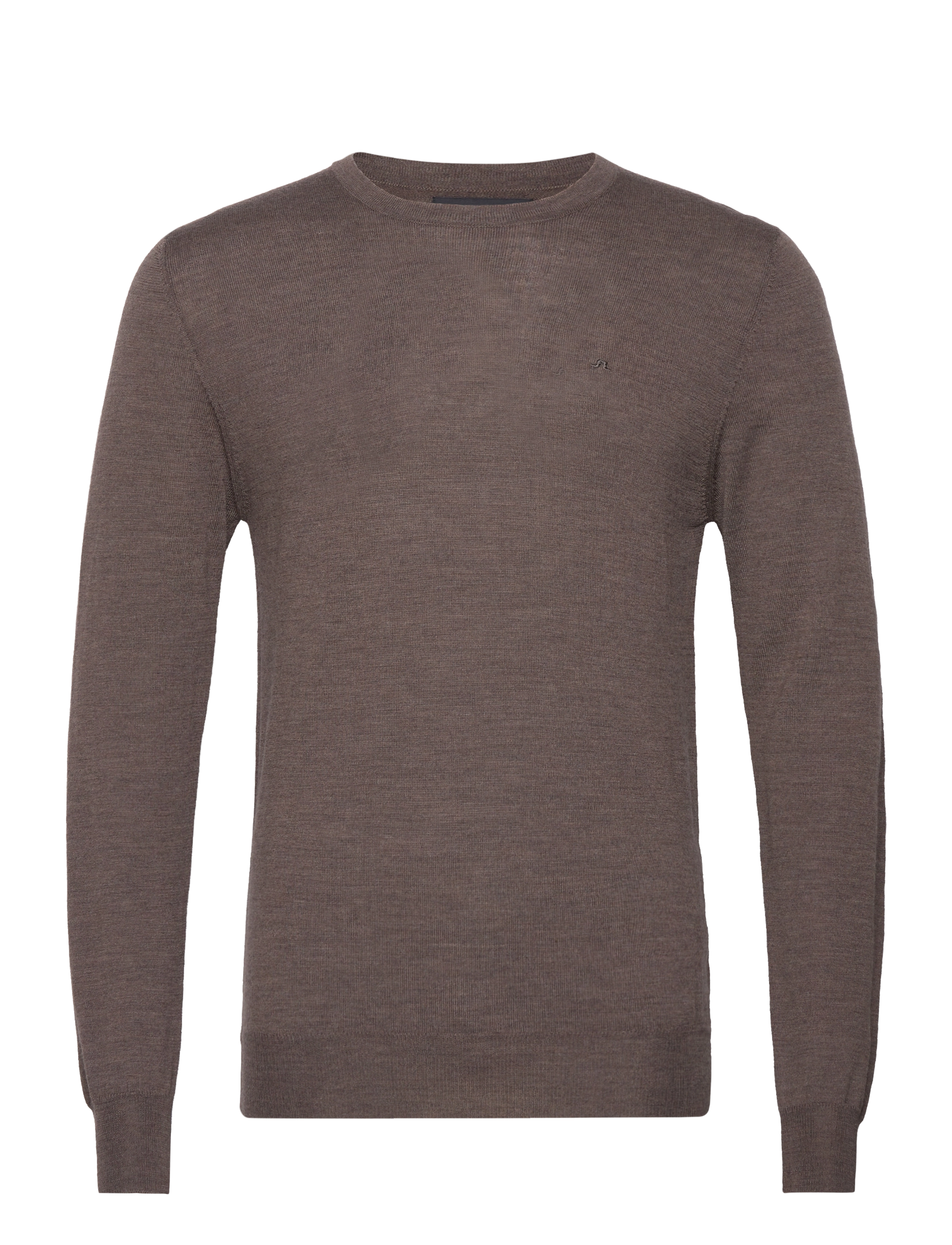 Lyle Light Merino Sweater - WALNUT MELANGE