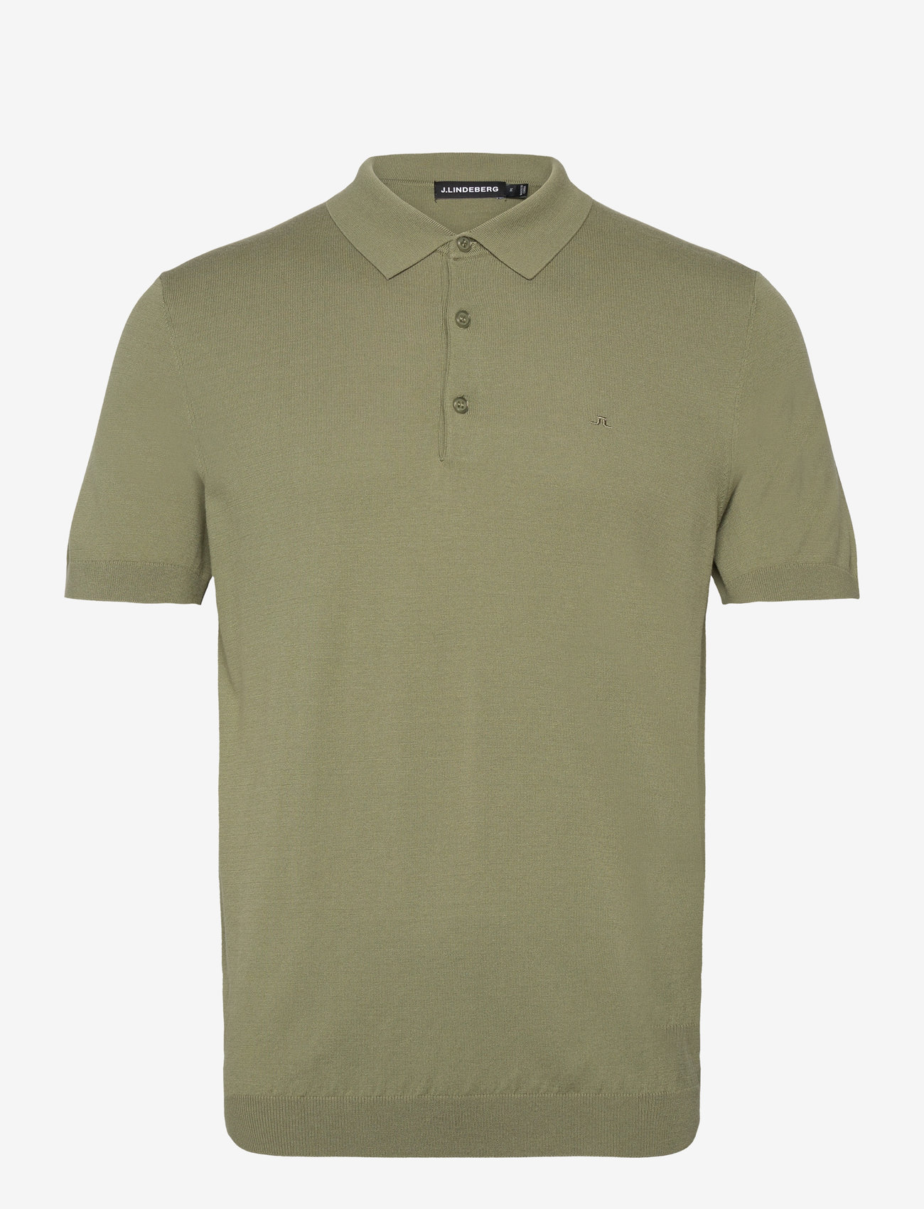 J. Lindeberg - Ridge Rayon Silk Polo - oil green - 1